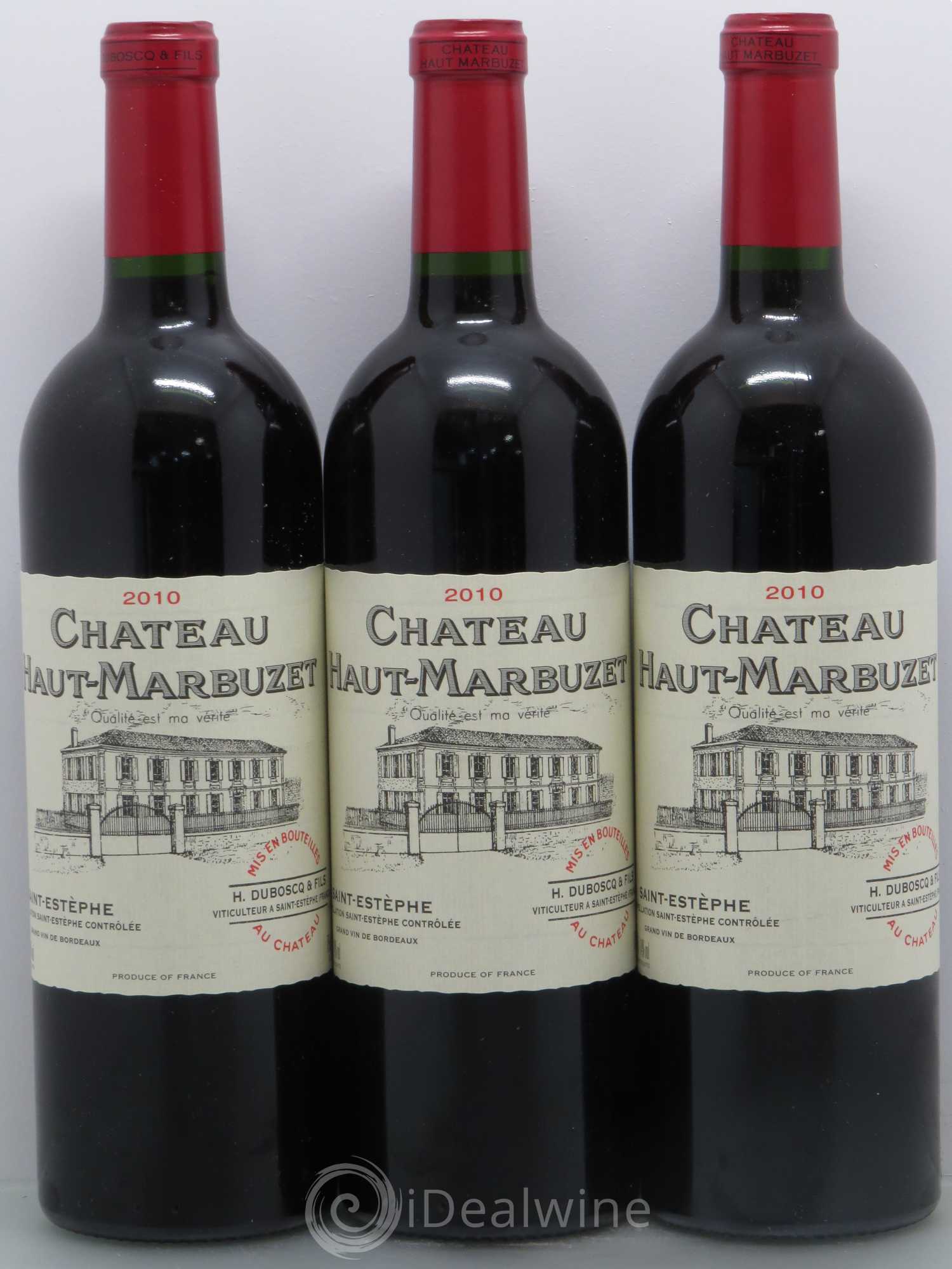 Château Haut Marbuzet 2010 - Lot de 6 bouteilles - 2