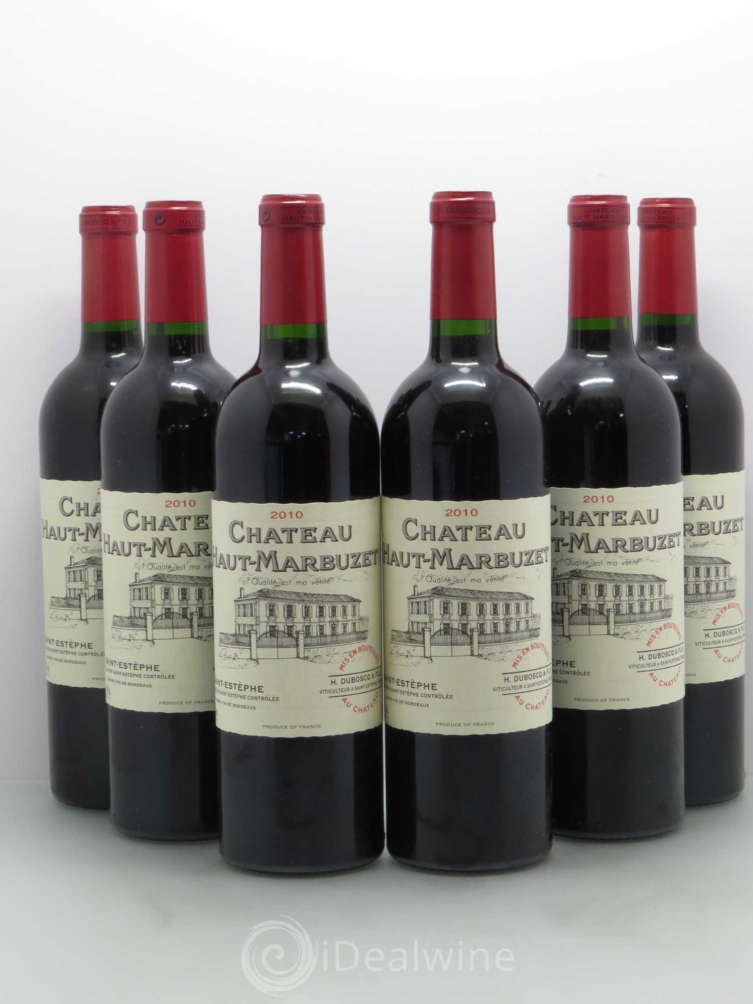 Château Haut Marbuzet 2010 - Lot de 6 bouteilles - 0