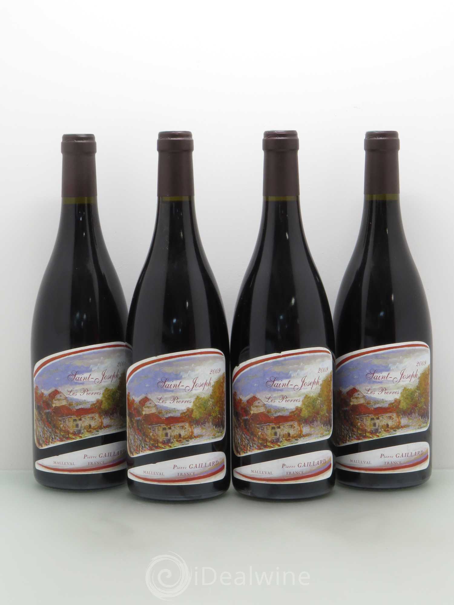 Saint-Joseph Les Pierres - Pierre Gaillard 2009 - Posten von 4 Flaschen - 0