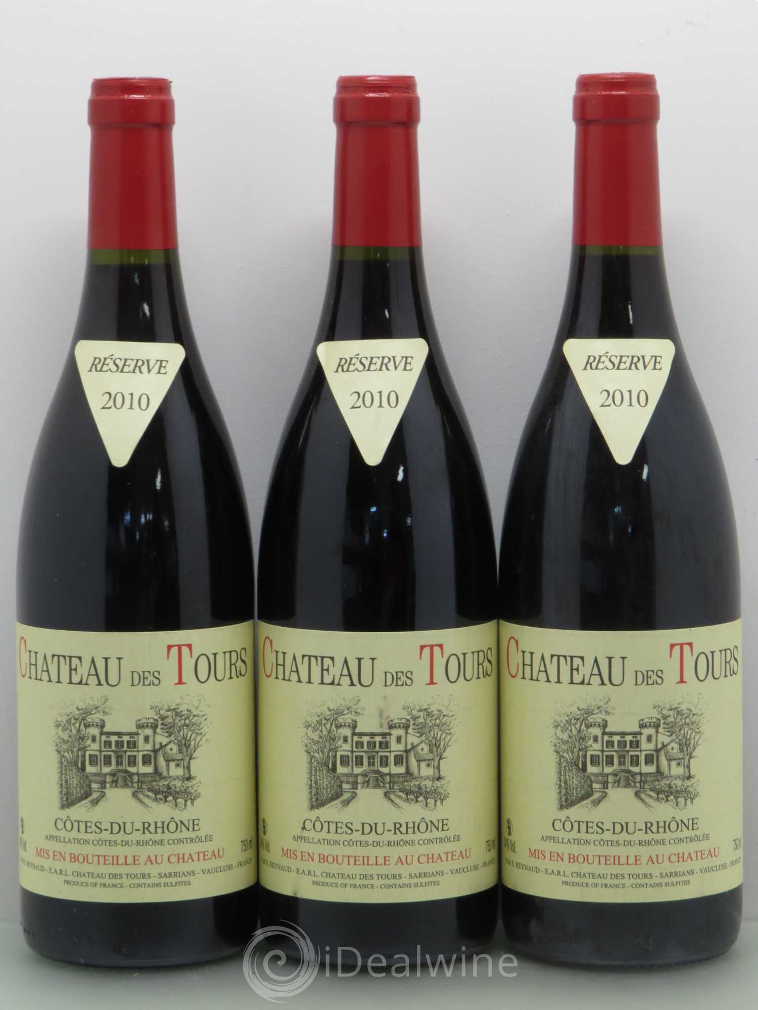 Côtes-du-Rhône Château des Tours Emmanuel Reynaud 2010 - Lot de 6 bouteilles - 2