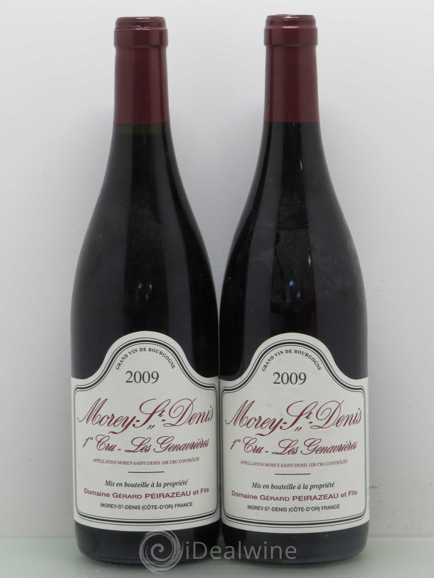 Morey-Saint-Denis 1er Cru Les Genavrieres Domaine Peirazeau Et Fils 2009 - Posten von 2 Flaschen - 0