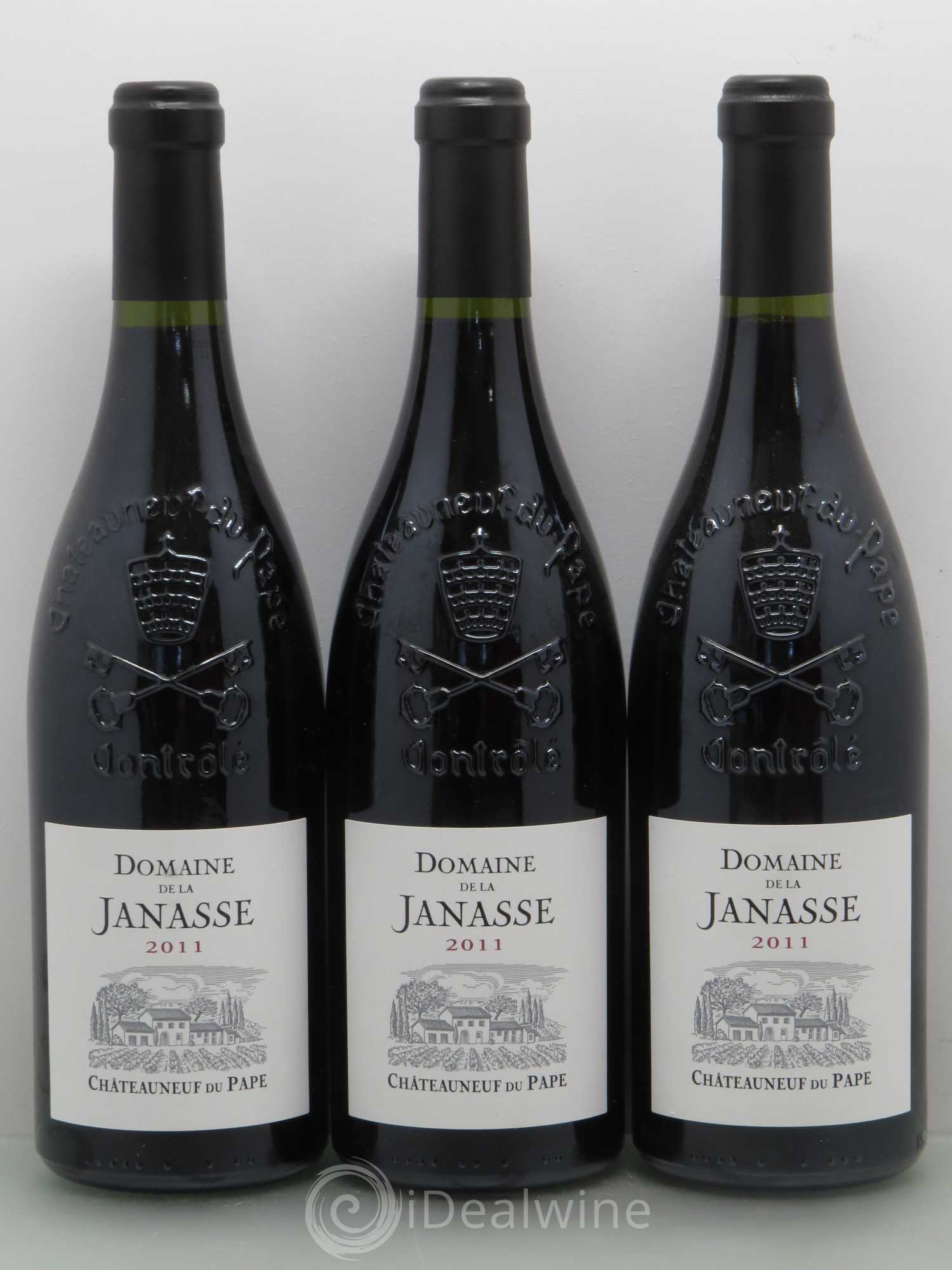 Châteauneuf-du-Pape La Janasse (Domaine de) (sans prix de réserve) 2011 - Lot de 3 bouteilles - 0