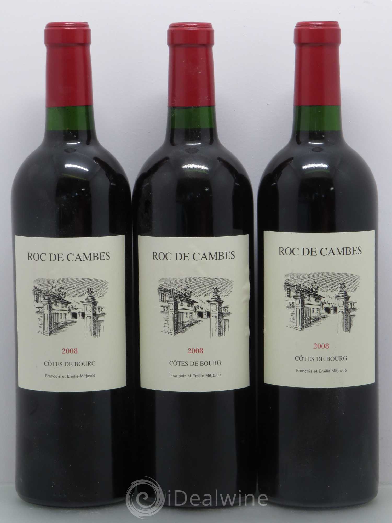 Roc de Cambes 2008 - Lotto di 3 bottiglie - 0