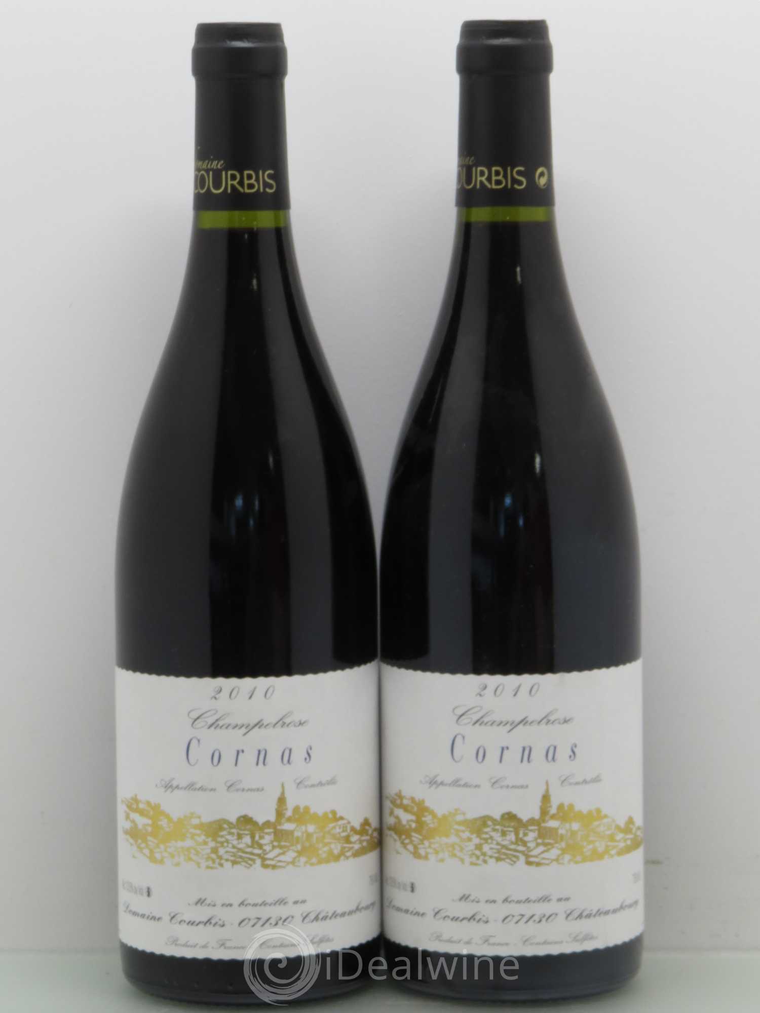 Cornas Champelrose Domaine Courbis 2010 - Posten von 2 Flaschen - 0