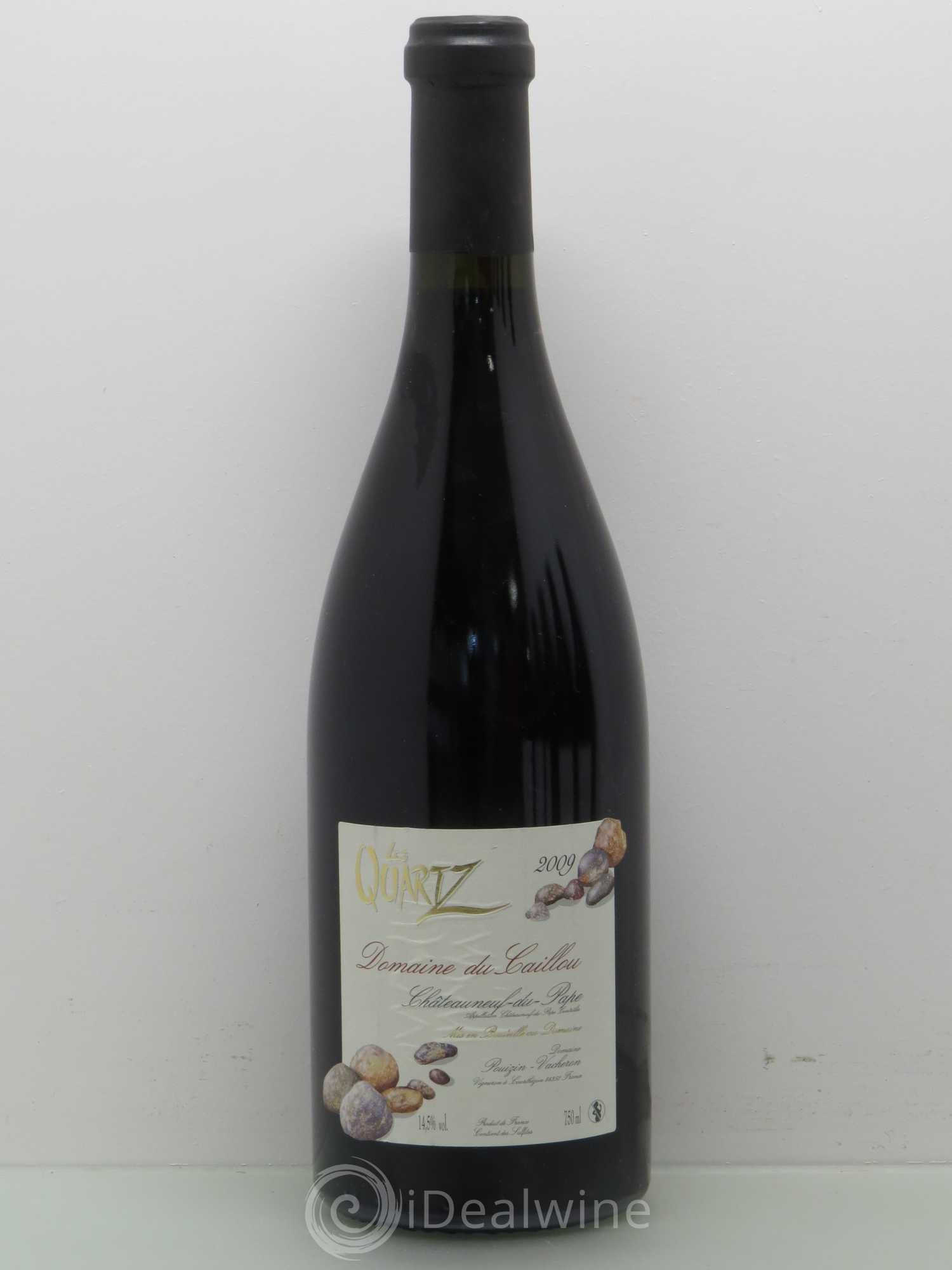 Châteauneuf-du-Pape Les Quartz Clos du Caillou 2009 - Lot de 1 bouteille - 0