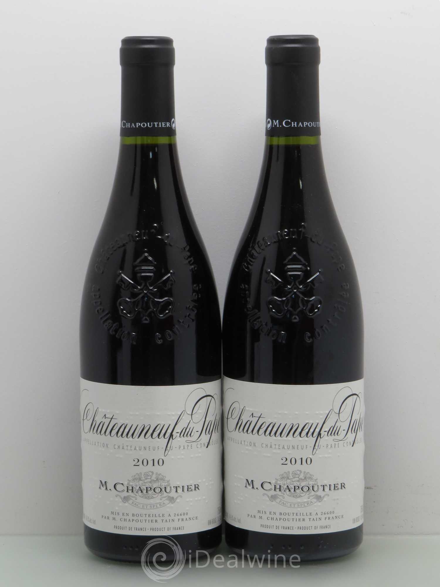 Châteauneuf-du-Pape M. Chapoutier 2010 - Lot de 5 bouteilles - 2
