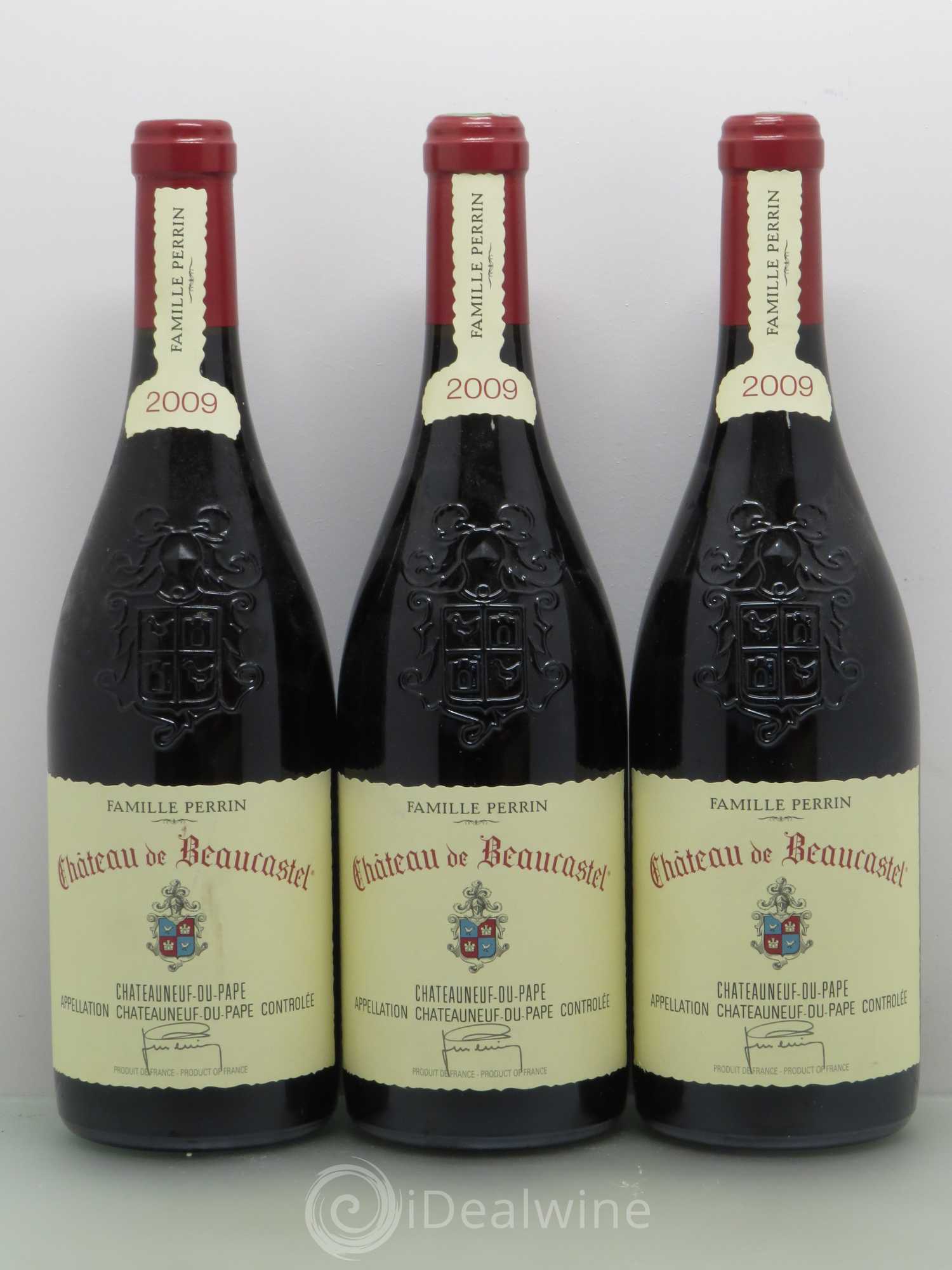 Châteauneuf-du-Pape Château de Beaucastel Famille Perrin 2009 - Lot de 5 bouteilles - 1