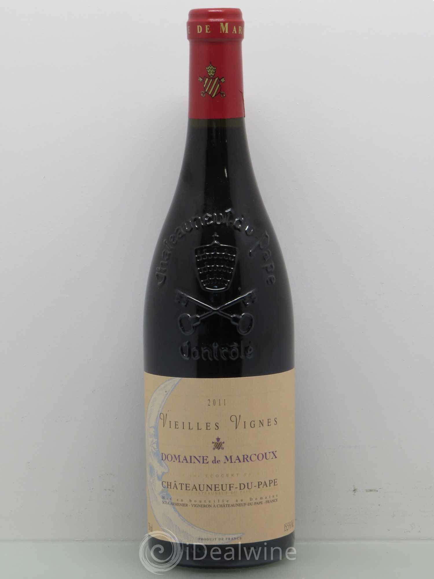Châteauneuf-du-Pape Vieilles Vignes Marcoux (Domaine de) 2011 - Lot de 1 bouteille - 0