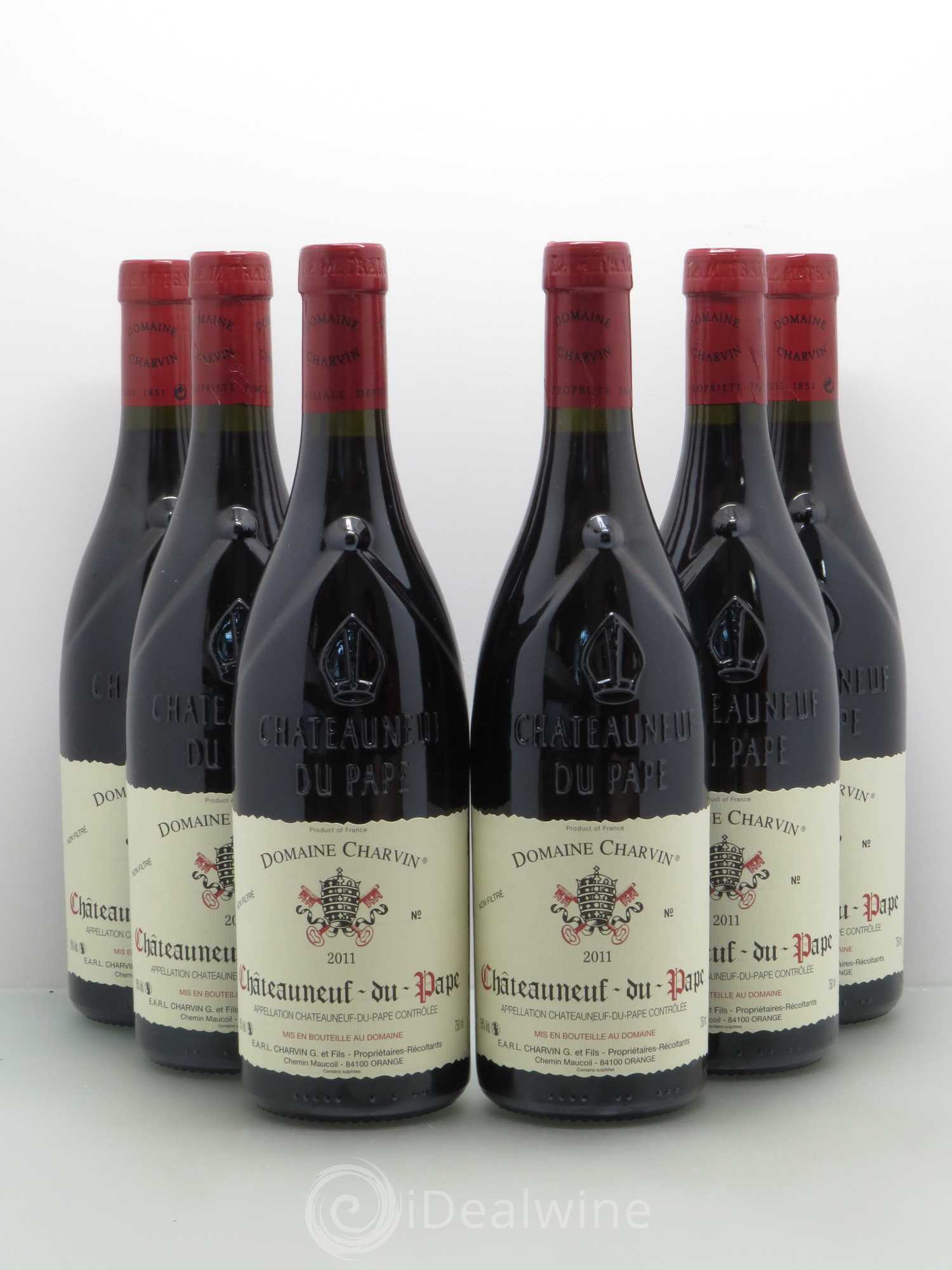 Châteauneuf-du-Pape Charvin (Domaine) 2011 - Lot de 6 bouteilles - 0