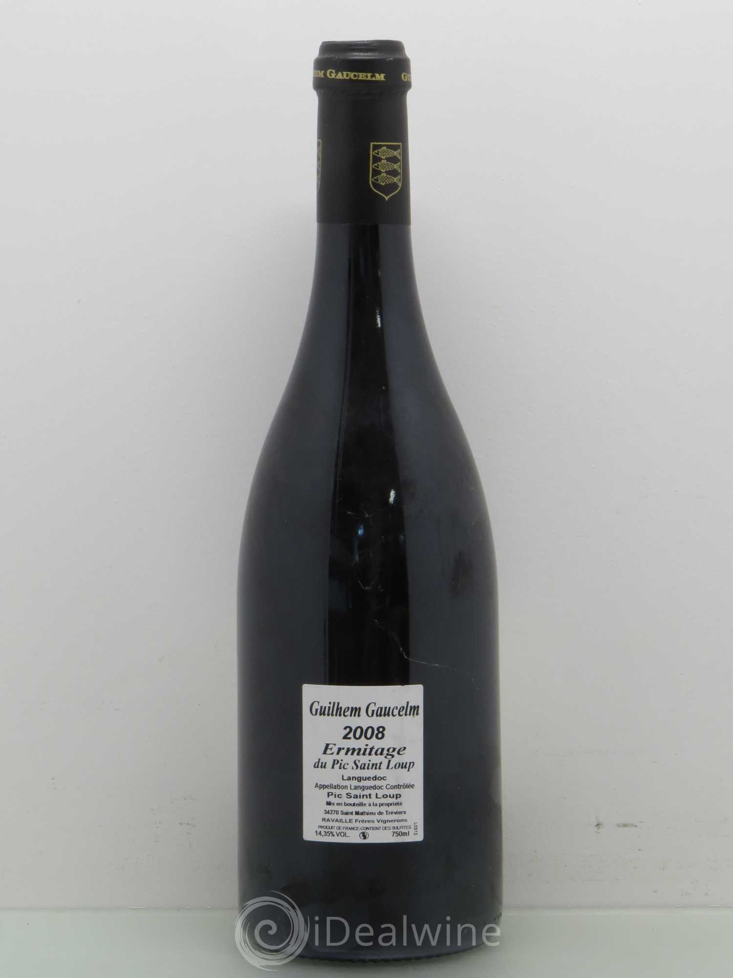 Pic Saint-Loup Héritage du Pic Saint-Loup (anciennement Ermitage) Guilhem Gaucelm 2008 - Lot de 1 bouteille - 1