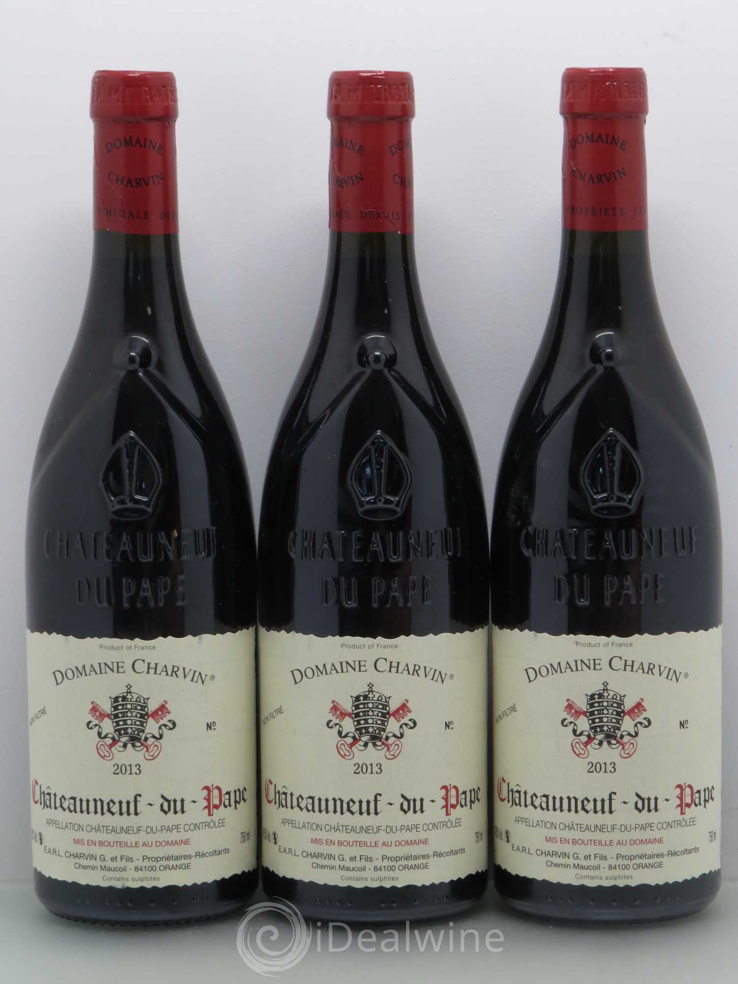 Châteauneuf-du-Pape Charvin (Domaine)  (senza prezzo di riserva) 2013 - Lotto di 6 bottiglie - 2