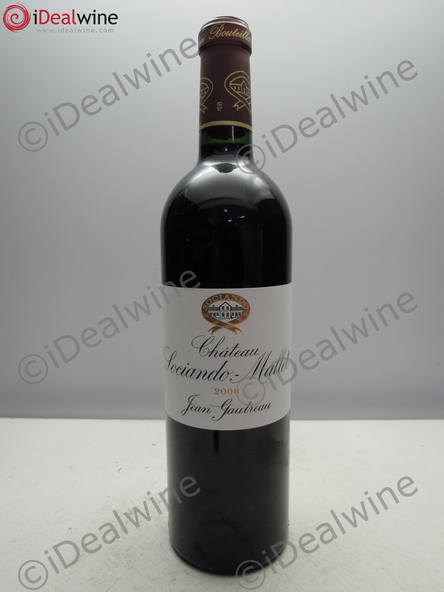 Château Sociando Mallet 2008 - Lot de 6 bouteilles - 0