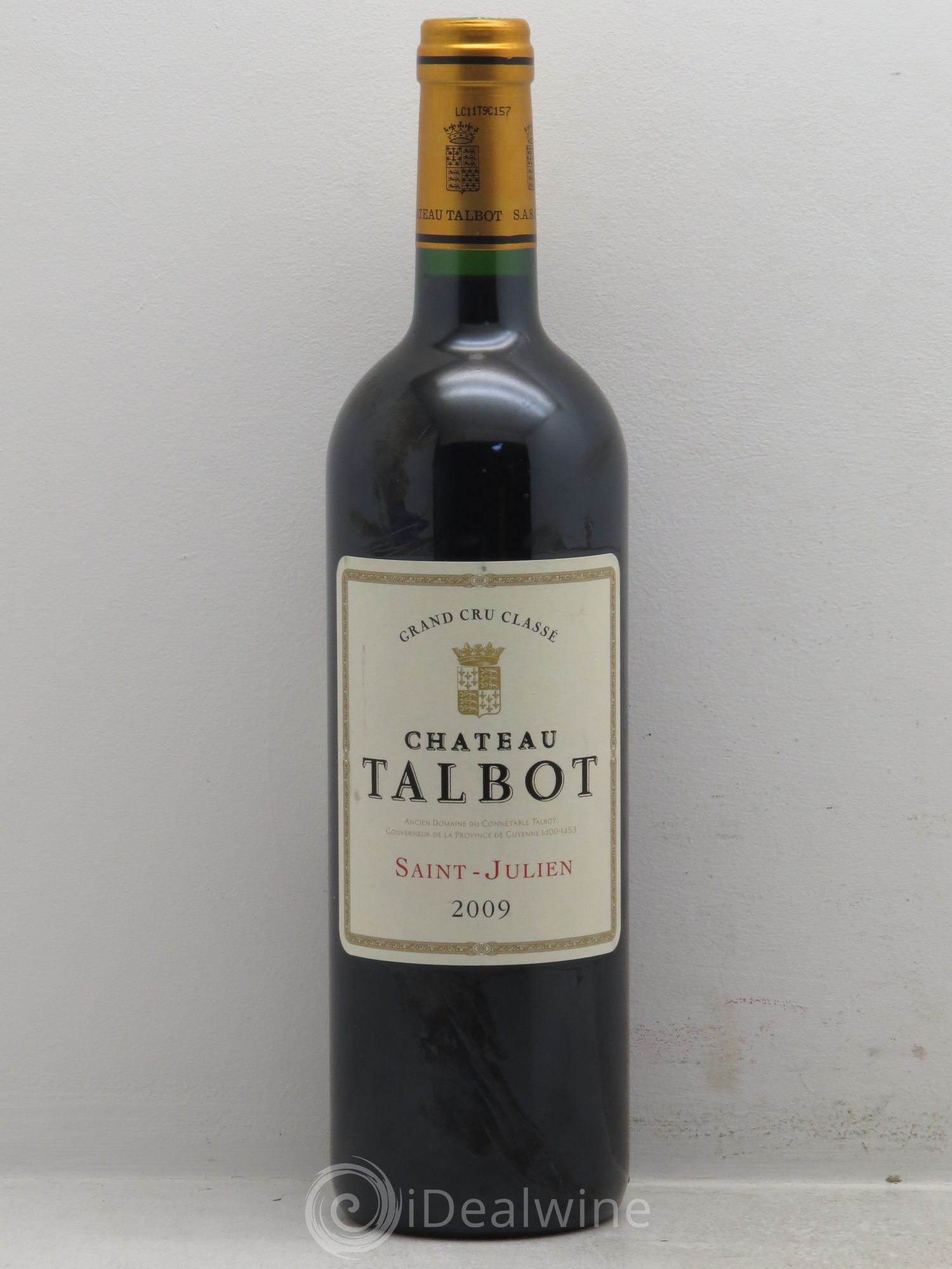 Château Talbot 4ème Grand Cru Classé 2009 - Lot de 1 bouteille - 0