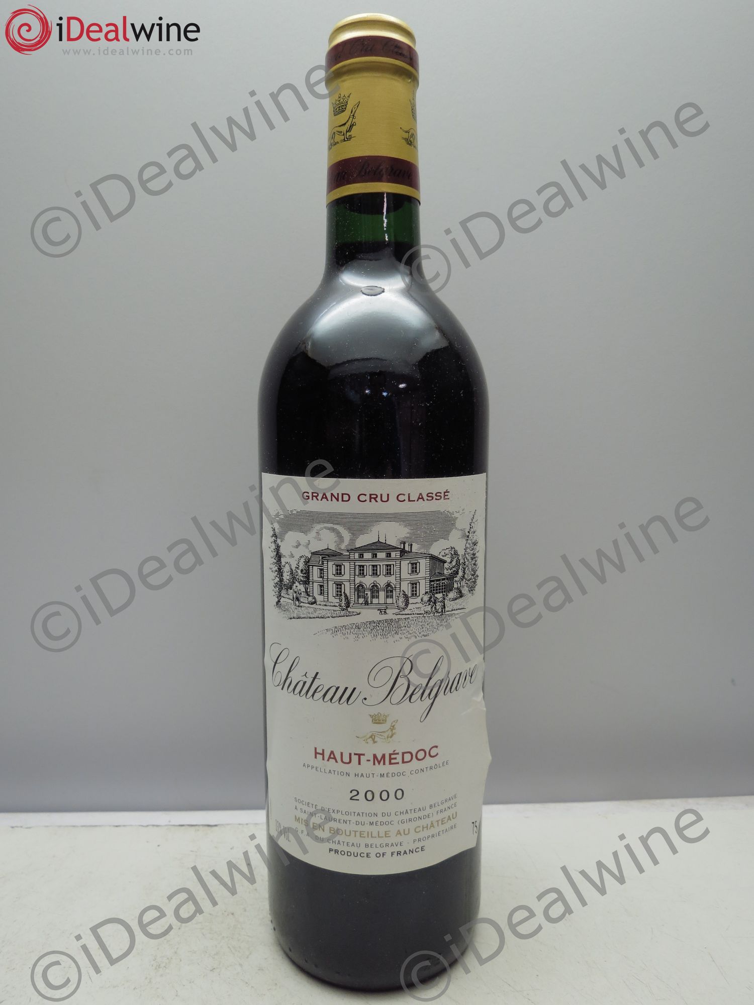 Château Belgrave 5ème Grand Cru Classé 2000 - Lot de 6 bouteilles - 0