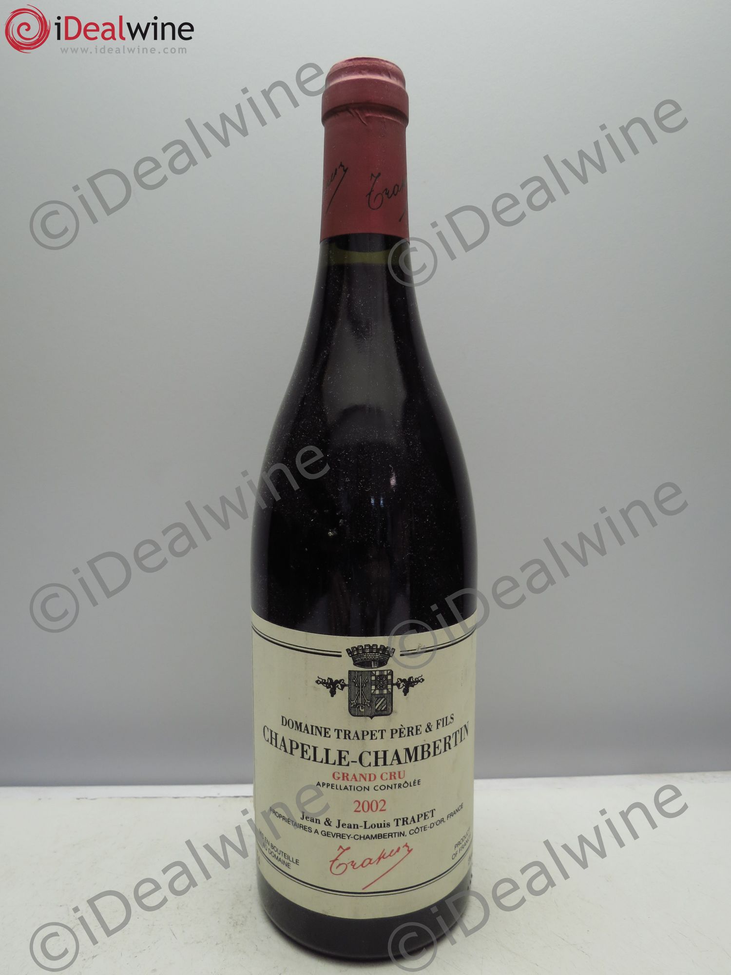 Chapelle-Chambertin Grand Cru Domaine Trapet 2002 - Lot de 1 bouteille - 0