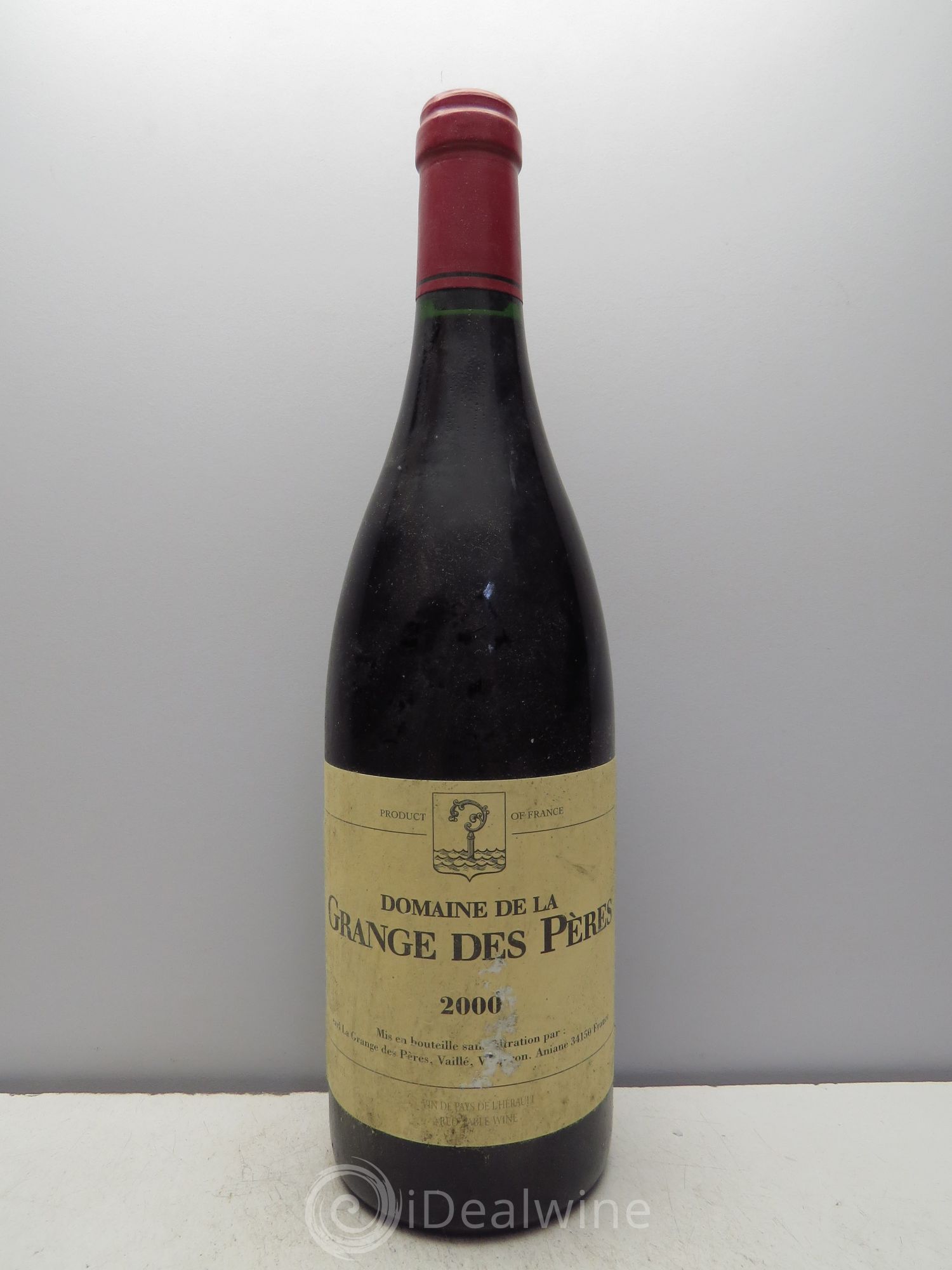 Pays d'Hérault Grange des Pères Laurent Vaillé 2000 - Lot de 1 bouteille - 0