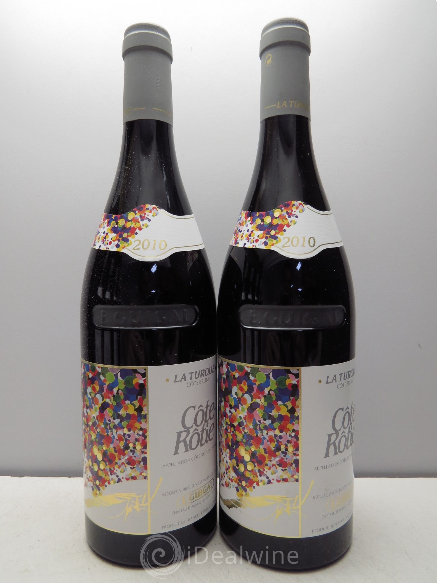 Côte-Rôtie La Turque Guigal CBO sans couvercle 2010 - Lot de 6 bouteilles - 1