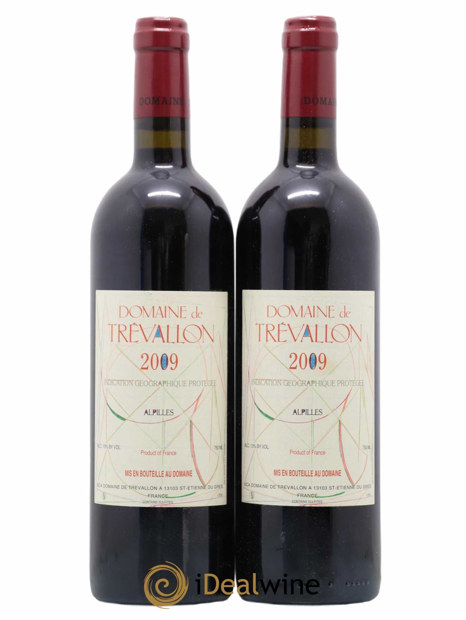 Alpilles Trévallon (Domaine de) Eloi Dürrbach 2009 - Lot de 2 bouteilles - 0