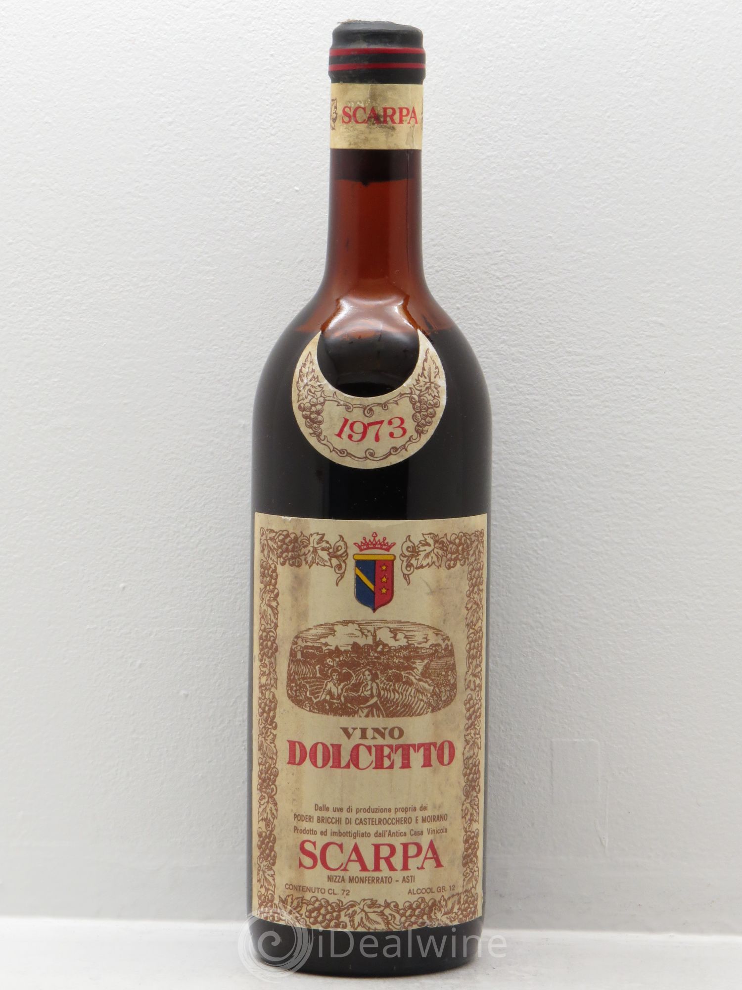 Dolcetto d'Alba DOC Scarpa (sans prix de réserve) 1973 - Lotto di 1 bottiglia - 0