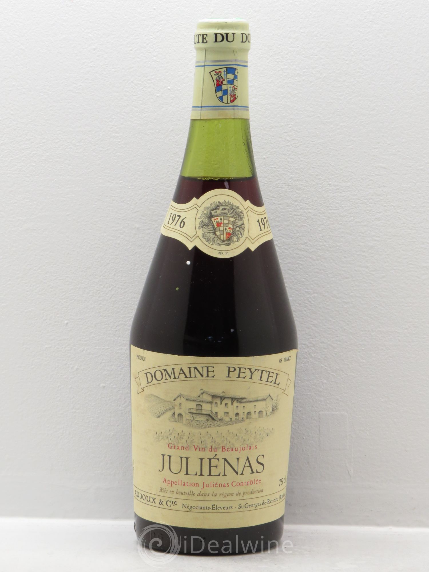 Juliénas Domaine Peytel mise Aujoux (sans prix de réserve) 1976 - Posten von 1 Flasche - 0