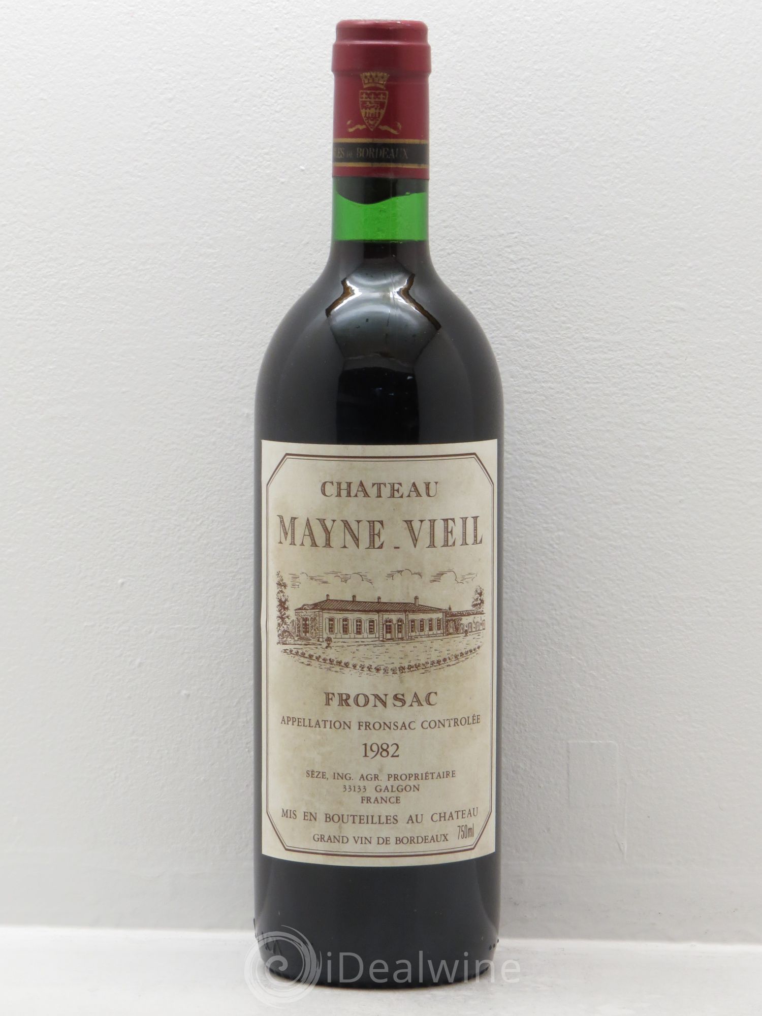 Fronsac Château Mayne Vieil (sans prix de réserve) 1982 - Posten von 1 Flasche - 0