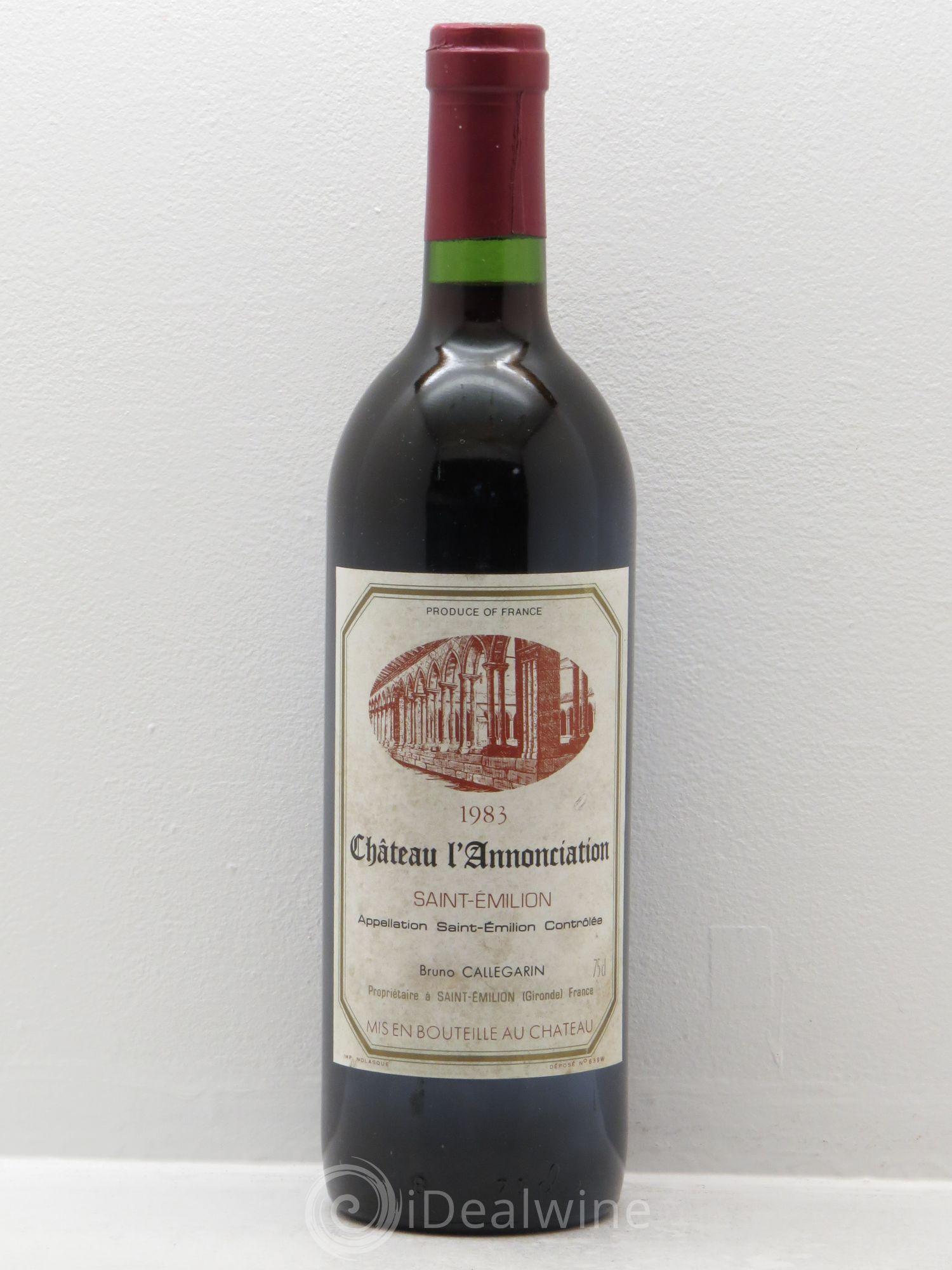 Saint-Émilion château de L'Annonciation (sans prix de réserve) 1983 - Posten von 1 Flasche - 0