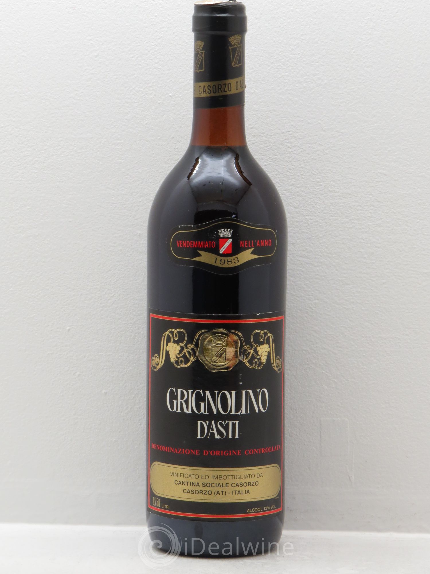 Italie grignolino d'asti .consorzio (sans prix de réserve) 1983 - Posten von 1 Flasche - 0