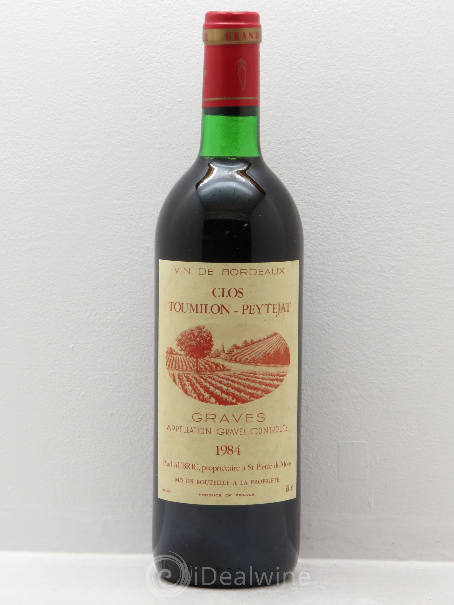 Graves Clos Toumilon-Peytejat (sans prix de réserve) 1984 - Posten von 1 Flasche - 0