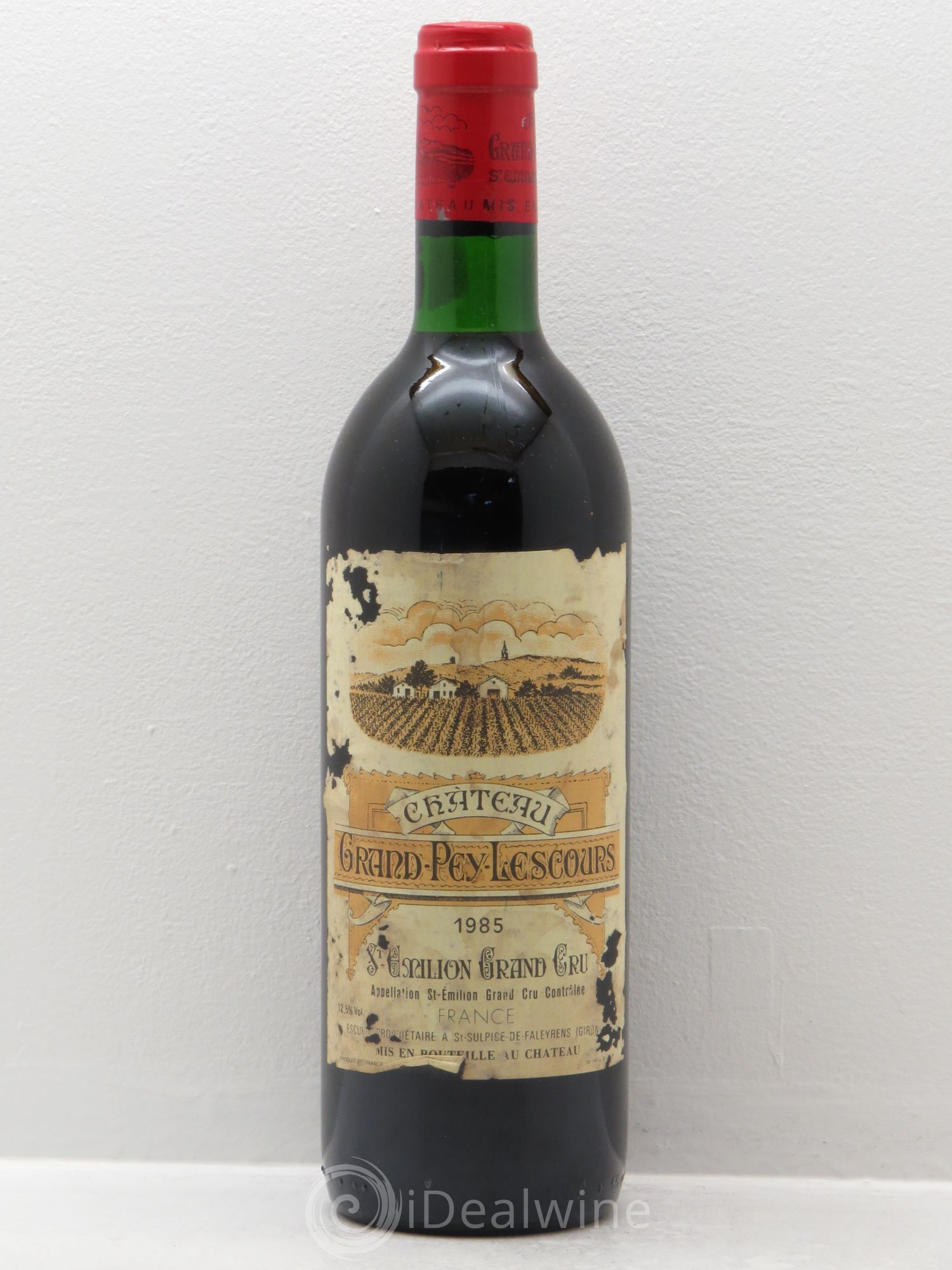 Saint-Émilion Château Grand Pey Lescours(sans prix de réserve) 1985 - Posten von 1 Flasche - 0