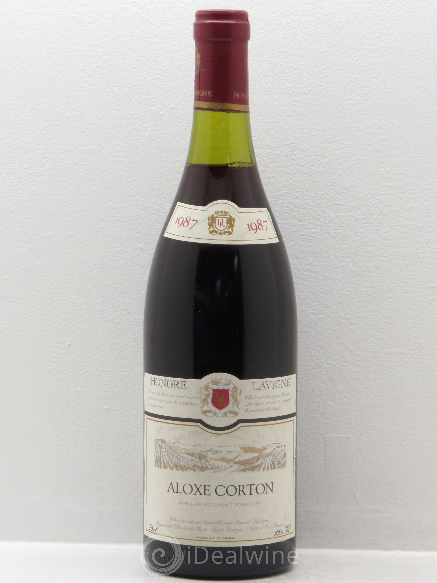 Aloxe-Corton Honoré Lavigne (sans prix de réserve) 1987 - Posten von 1 Flasche - 0