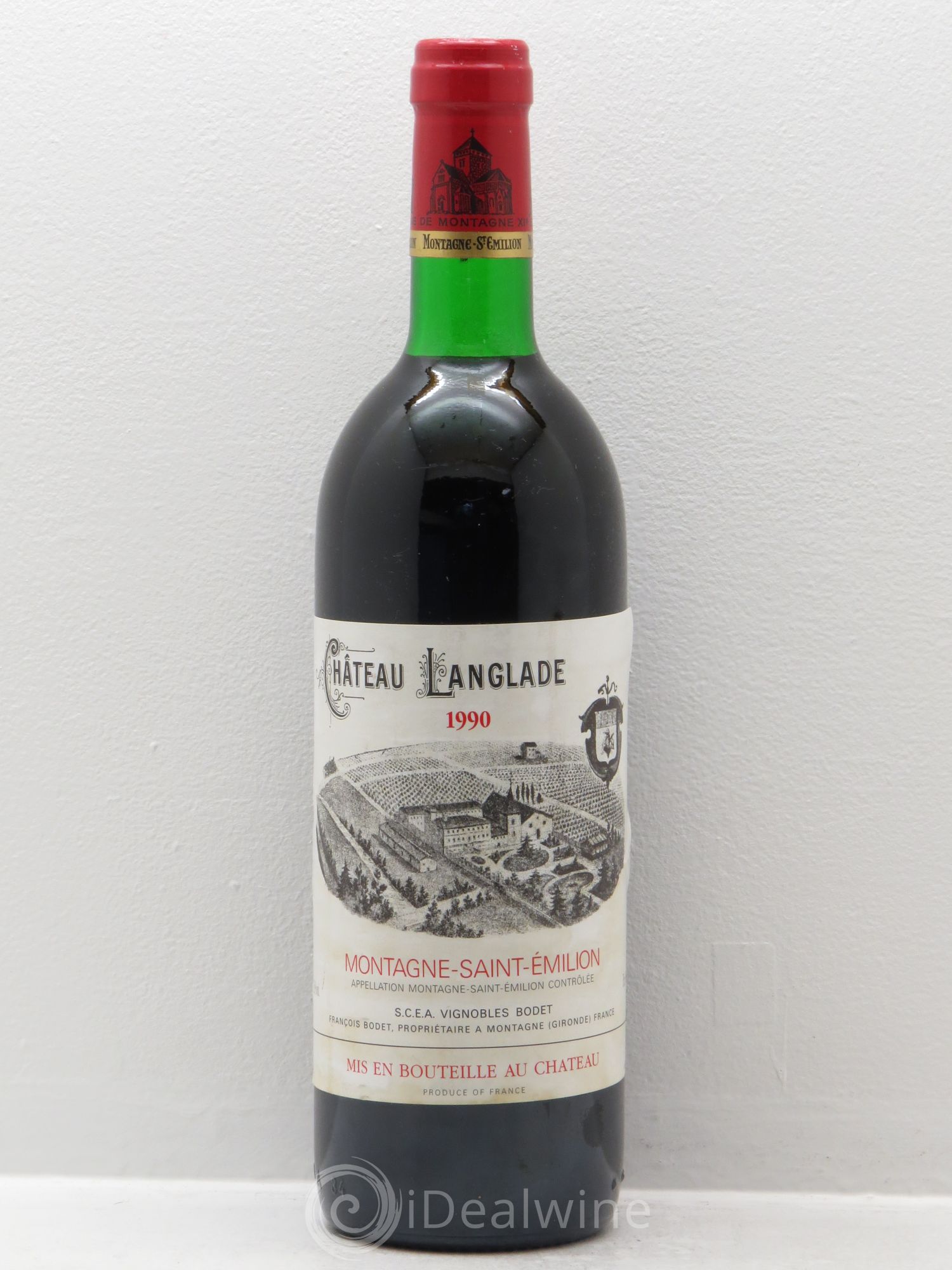 Montagne Saint-Émilion Château Langlade (sans prix de réserve) 1990 - Posten von 1 Flasche - 0