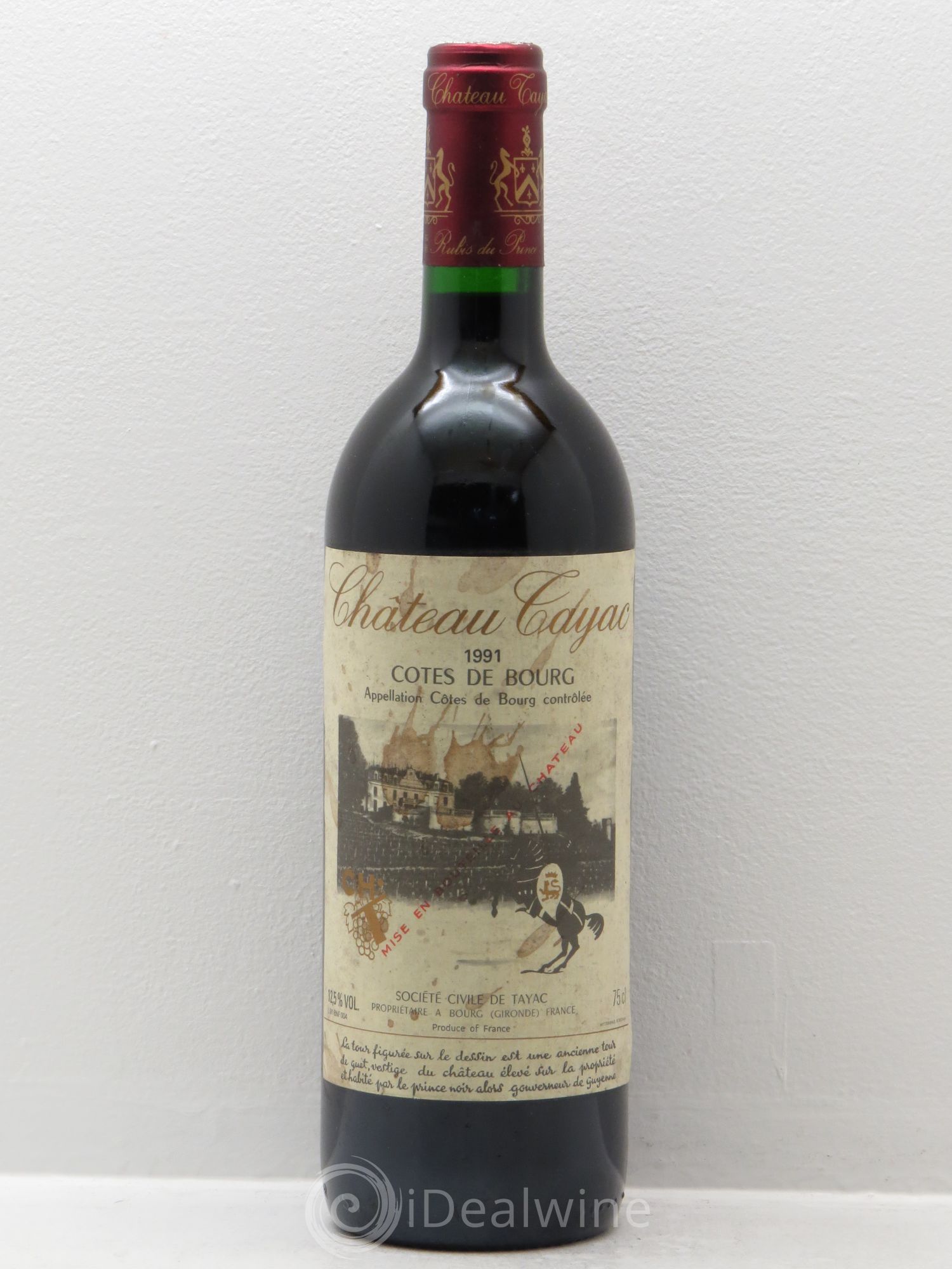 Cuvée Réservée Château Tayac (sans prix de réserve) 1991 - Lot de 1 bouteille - 0