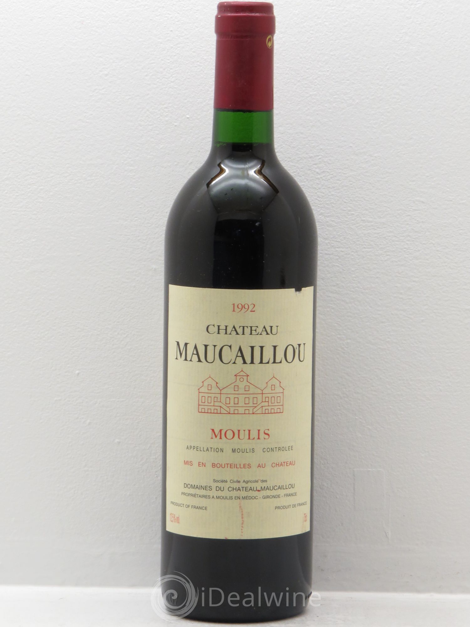 Château Maucaillou (sans prix de réserve) 1992 - Lot de 1 bouteille - 0