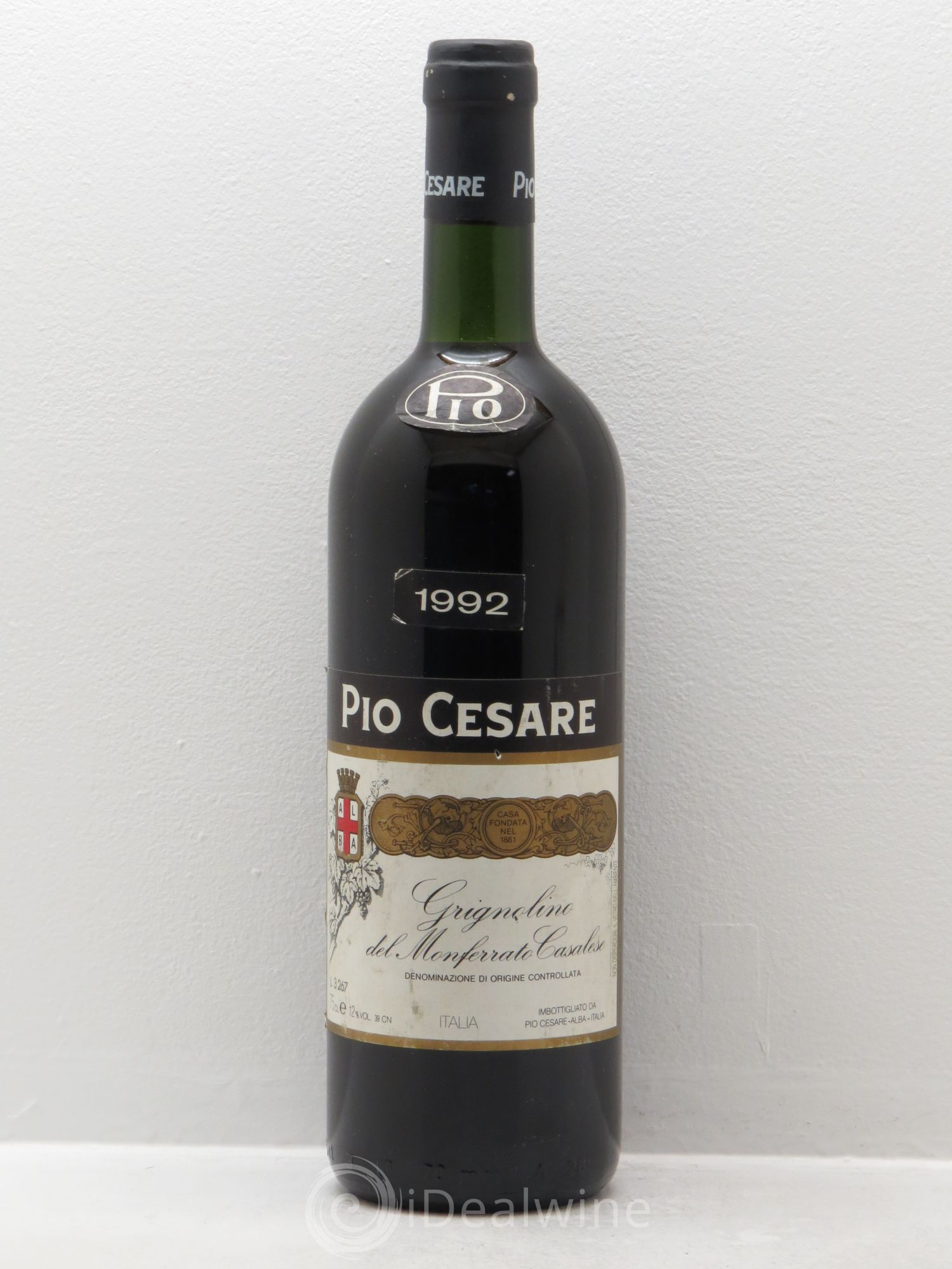 Monferrato DOC Grignolino del monferrato.casales Pio Cesare (sans prix de réserve) 1992 - Posten von 1 Flasche - 0