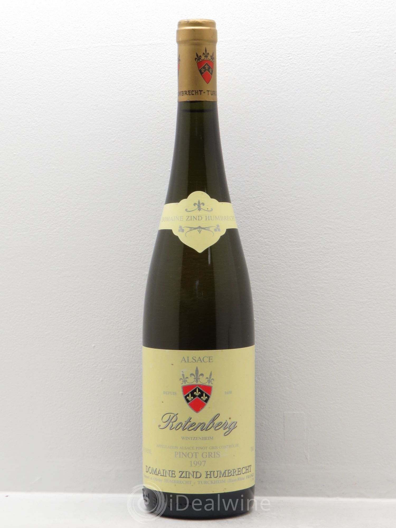 Alsace Pinot Gris (anciennement Tokay) Zind-Humbrecht (Domaine) Rotenberg (sans prix de réserve) 1997 - Posten von 1 Flasche - 0