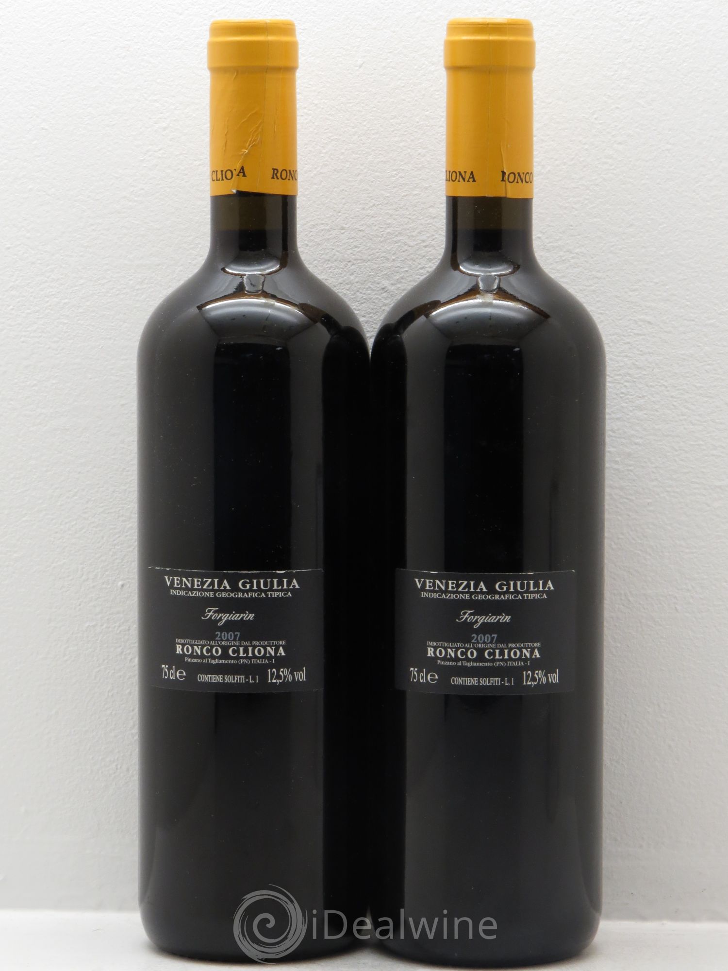 Italie Forgiarin Ronco Cliona (sans prix de réserve) 2007 - Posten von 2 Flaschen - 1