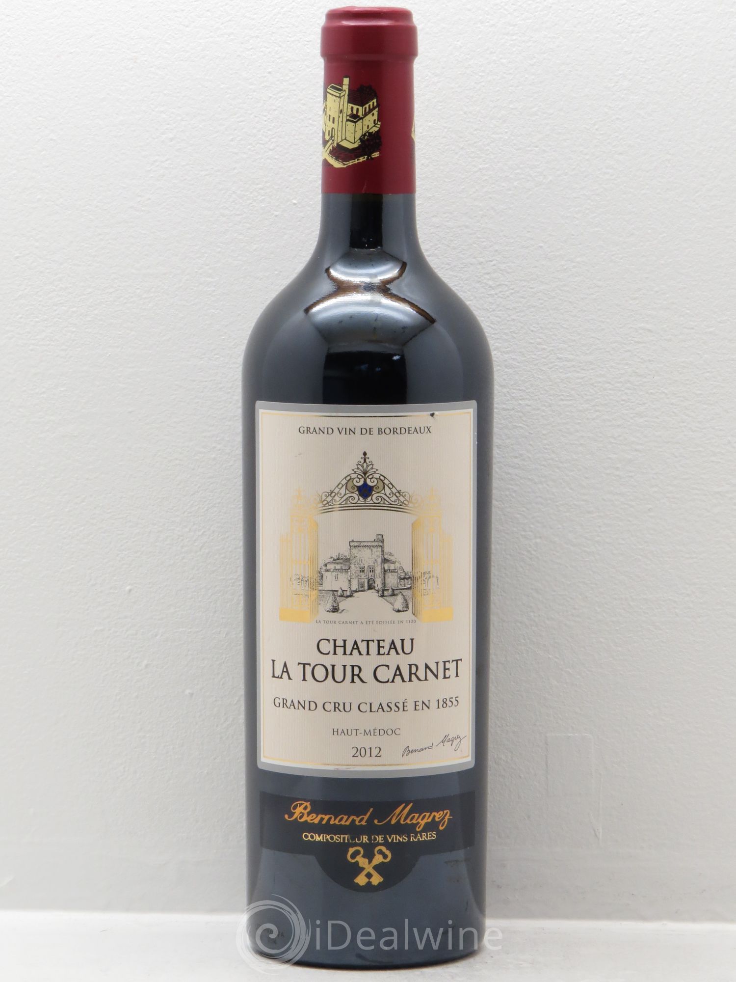 Château la Tour Carnet 4ème Grand Cru Classé (sans prix de réserve) 2012 - Lot de 1 bouteille - 0