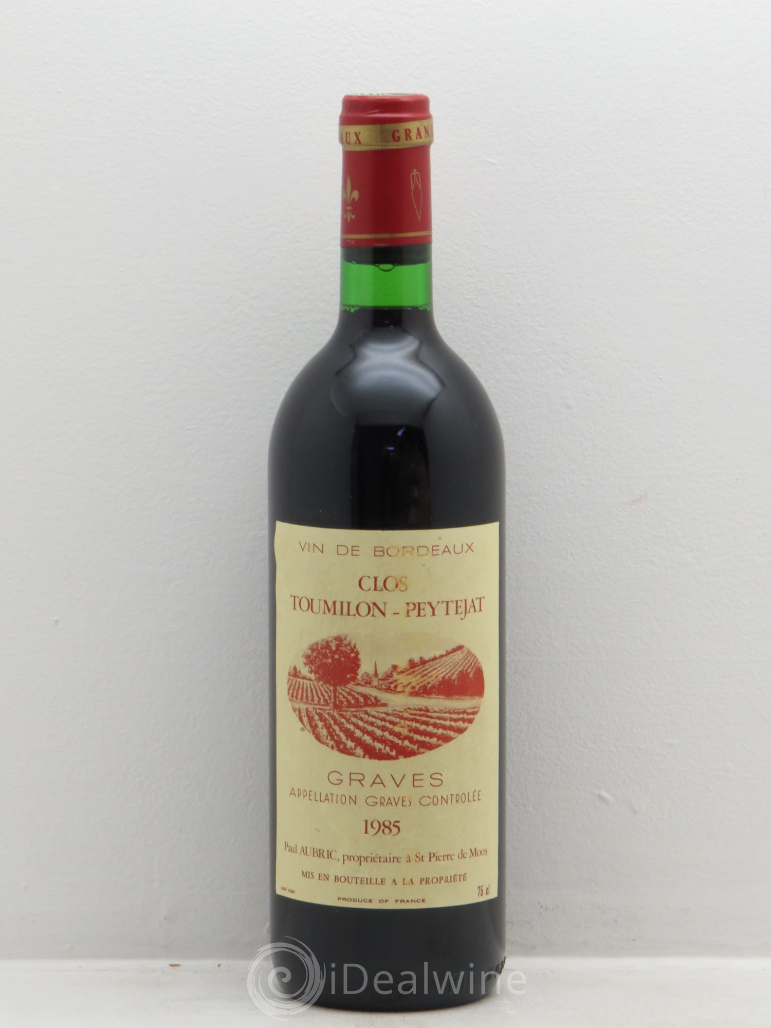 Graves Clos Toumilon Peytejat (sans prix de réserve) 1985 - Posten von 1 Flasche - 0