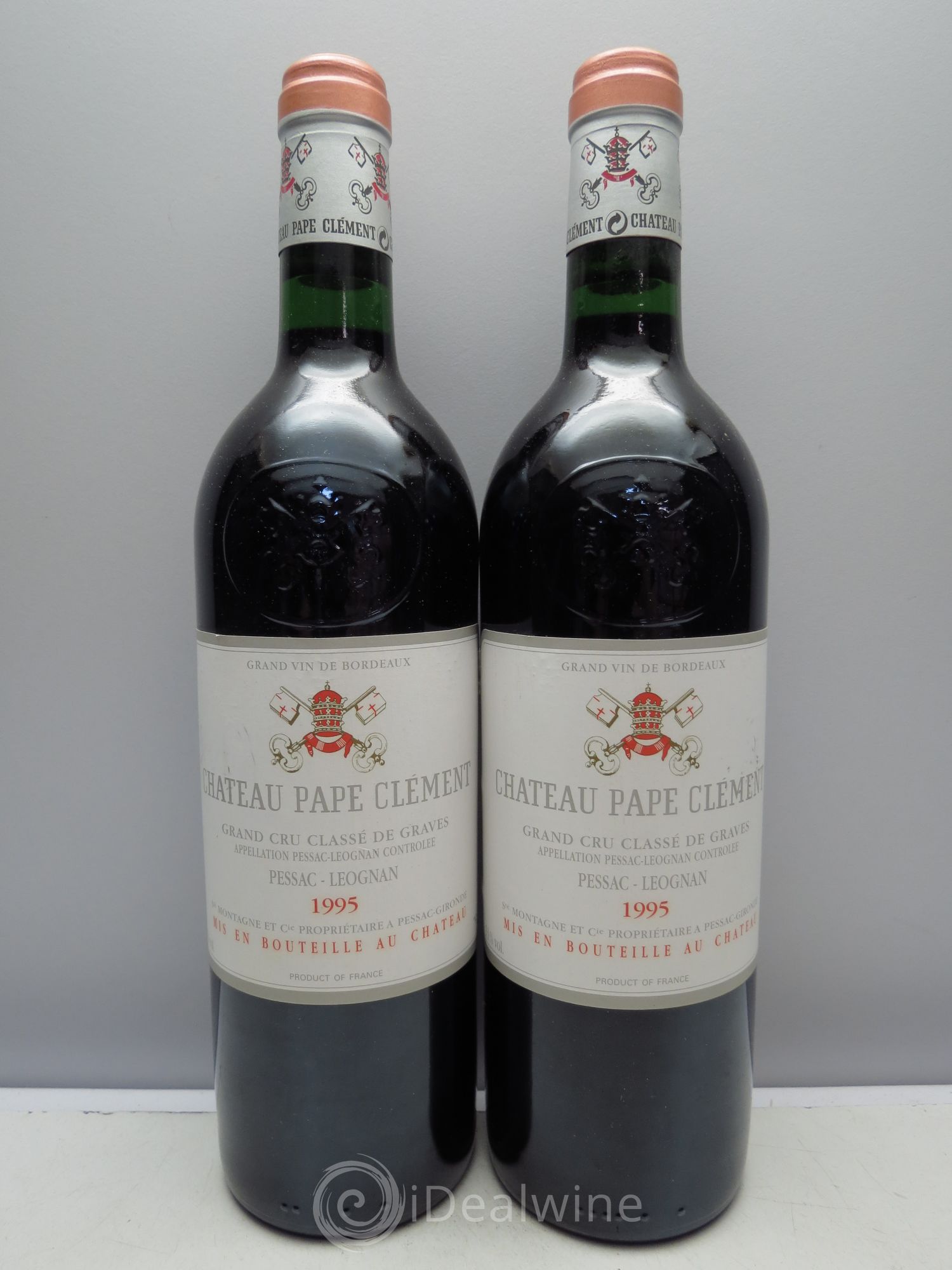 Château Pape Clément Cru Classé de Graves 1995 - Lot de 2 bouteilles - 0