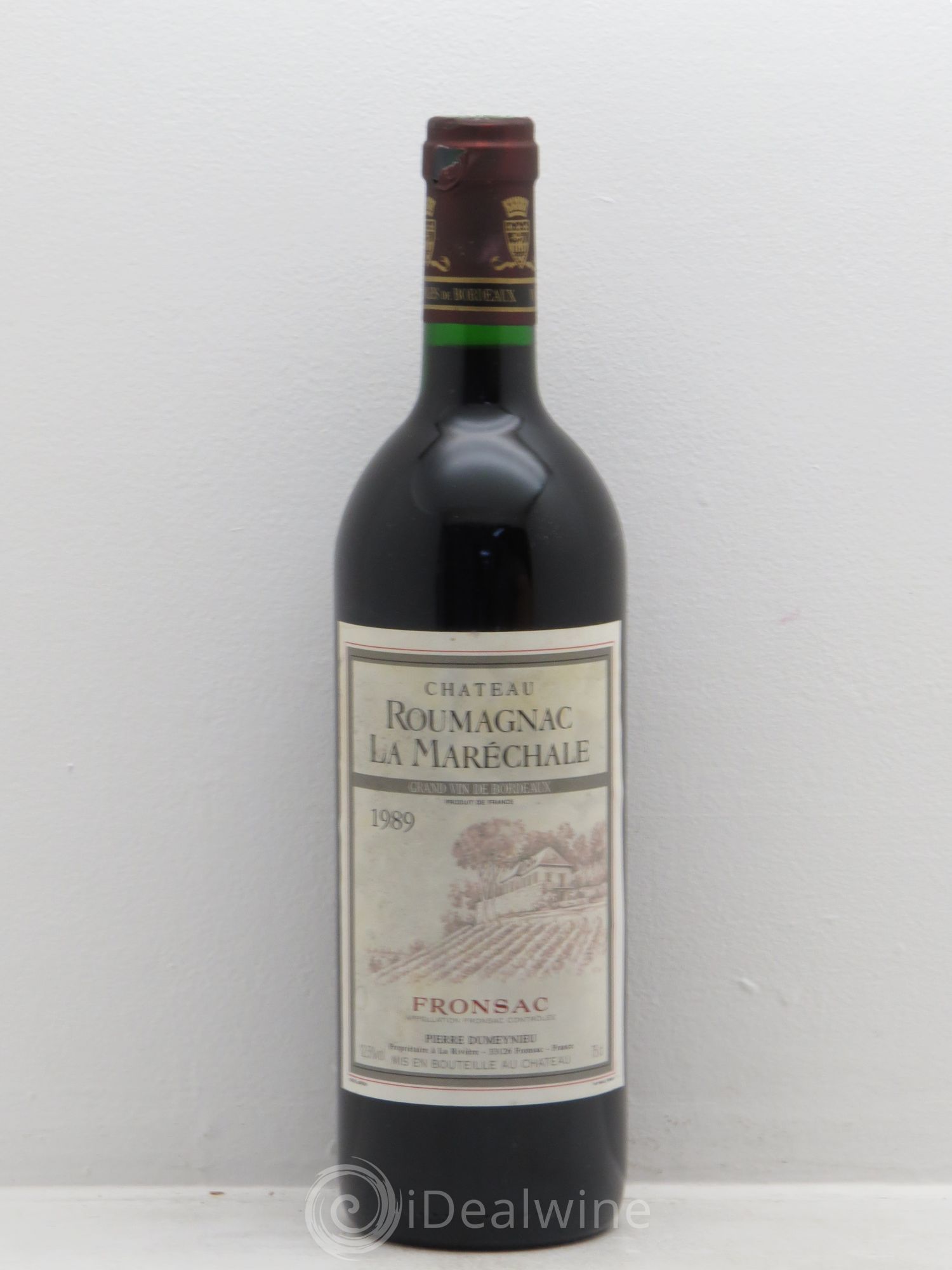 Fronsac Château Roumagnac La Maréchale (sans prix de réserve) 1989 - Posten von 1 Flasche - 0