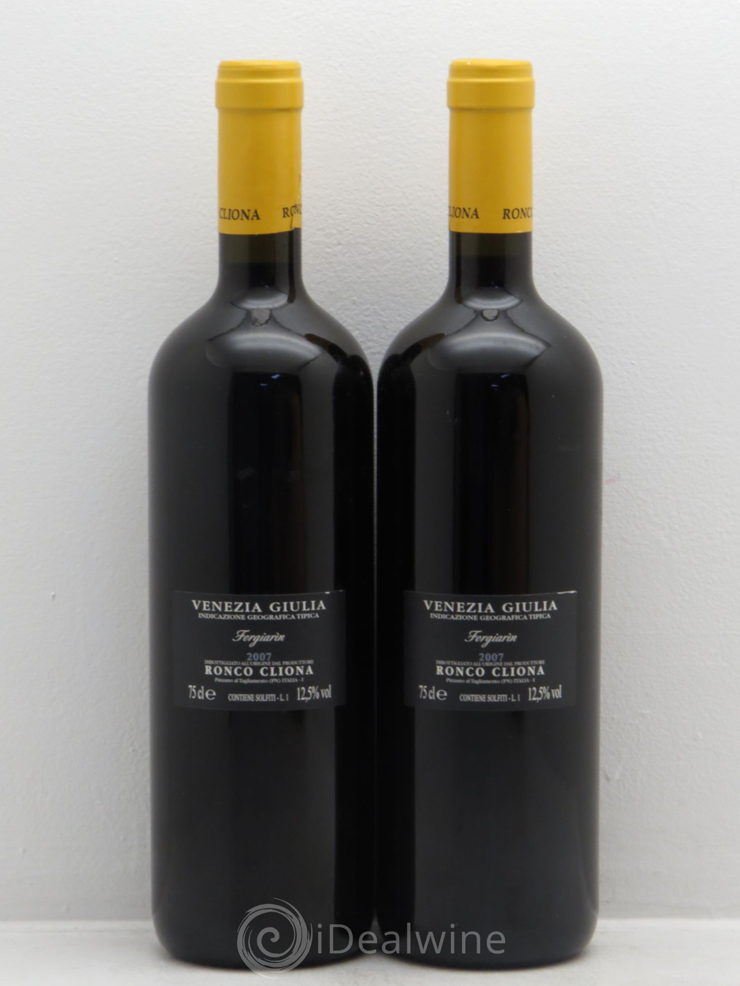 Italie Forgiarin Ronco Cliona venétie Giulia (sans prix de réserve) 2007 - Posten von 2 Flaschen - 1