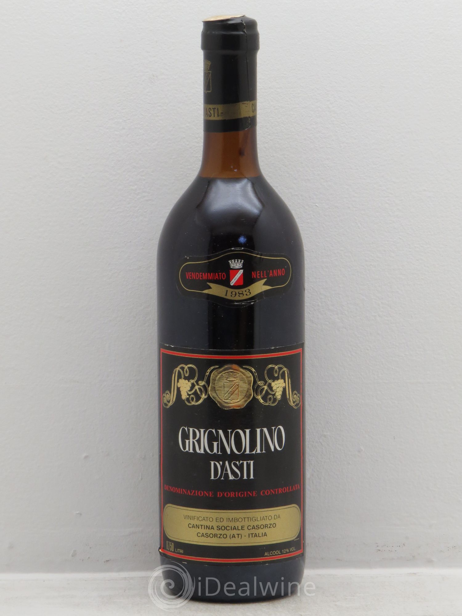 Italie Grignolino d'Asti C.S Consorzio (sans prix de réserve) 1983 - Posten von 1 Flasche - 0