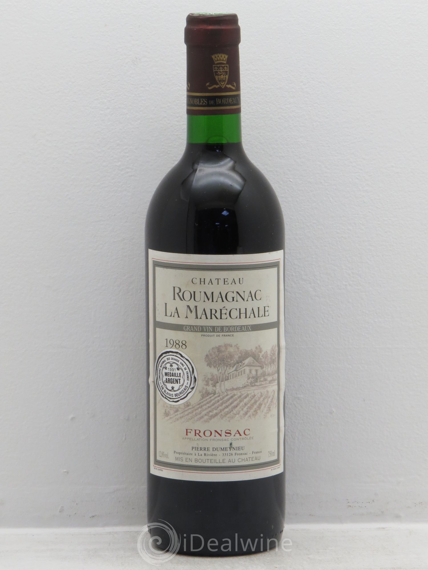 Fronsac Château Roumagnac La Maréchal Fronsac (sans prix de réserve) 1988 - Posten von 1 Flasche - 0