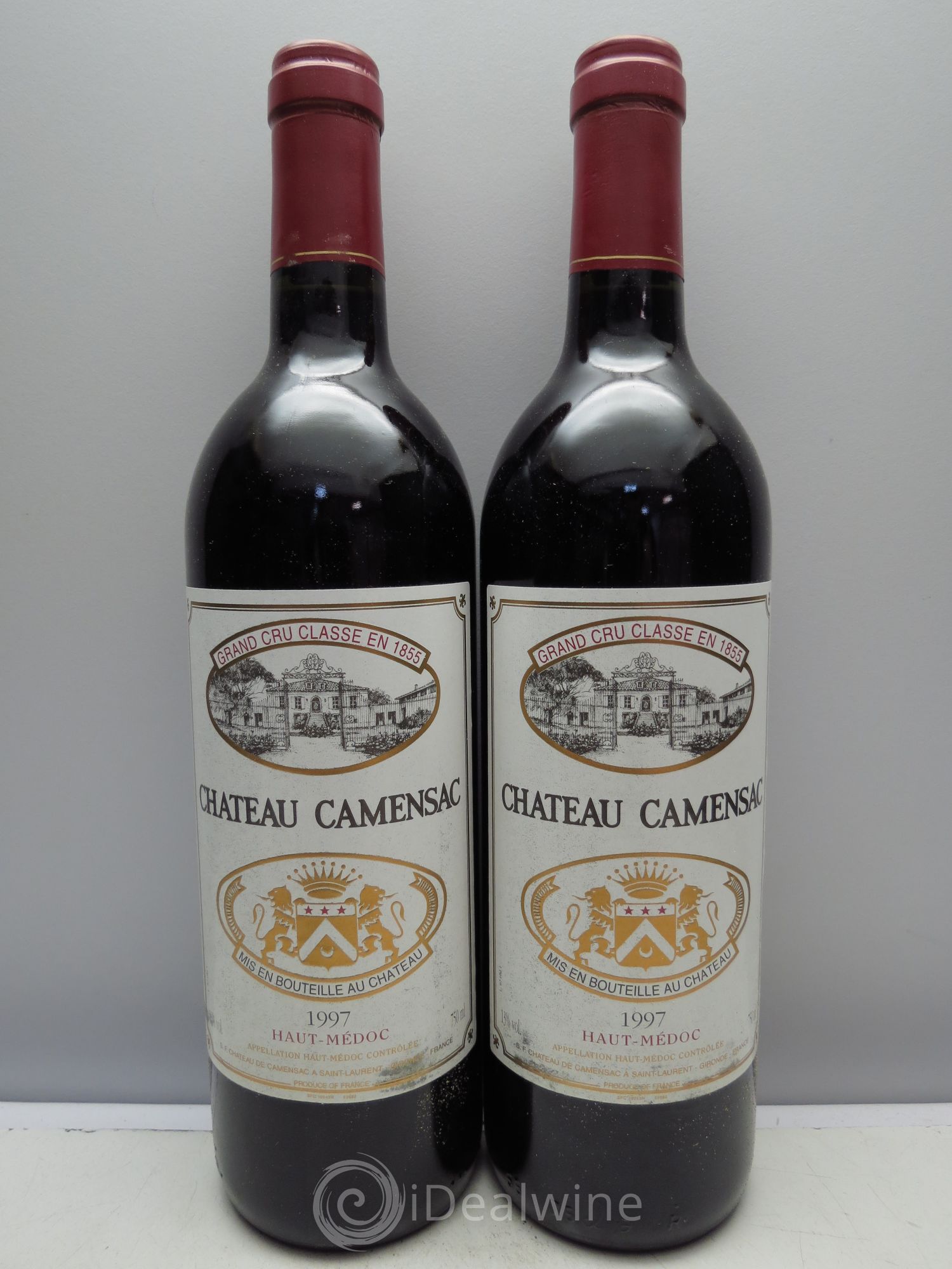 Château Camensac 5ème Grand Cru Classé 1997 - Lot de 2 bouteilles - 0