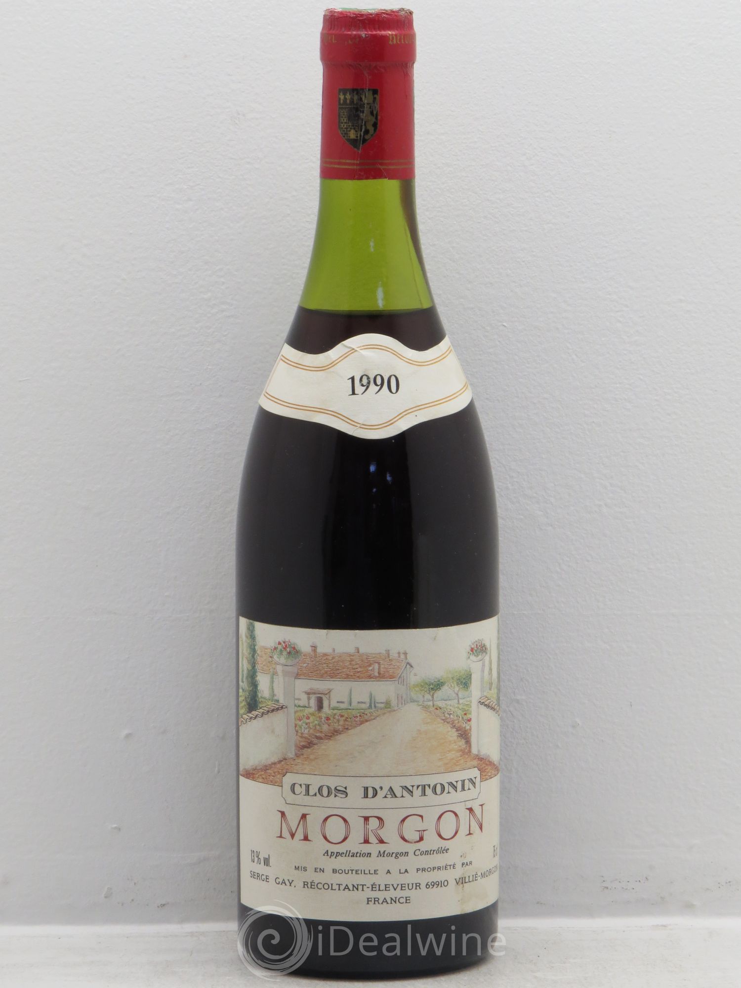 Morgon Clos d'Antonin Serge Gay (sans prix de réserve) 1990 - Posten von 1 Flasche - 0