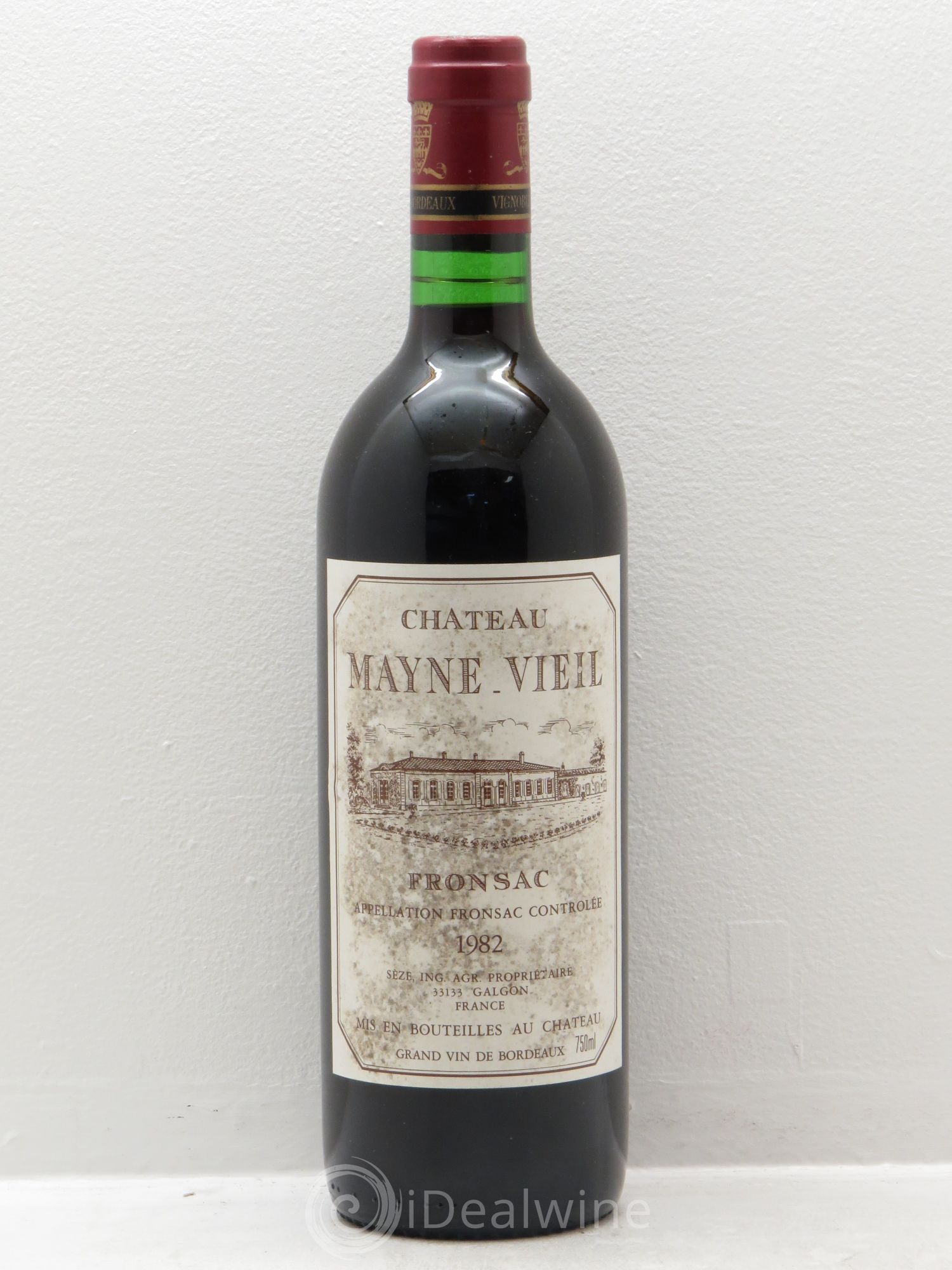 Fronsac Château Mayne Vieil (sans prix de réserve) 1982 - Posten von 1 Flasche - 0