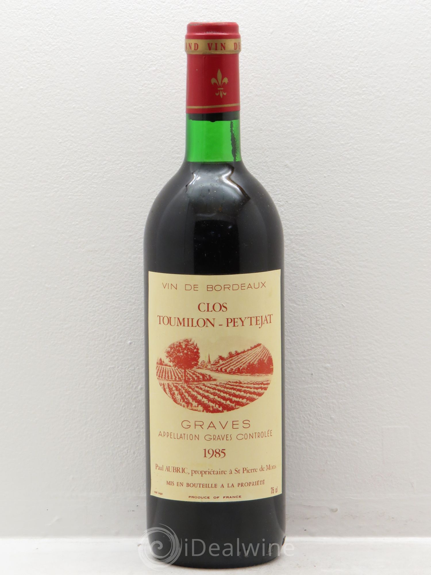 Graves Clos Toumilon Peytejat (sans prix de réserve) 1985 - Posten von 1 Flasche - 0