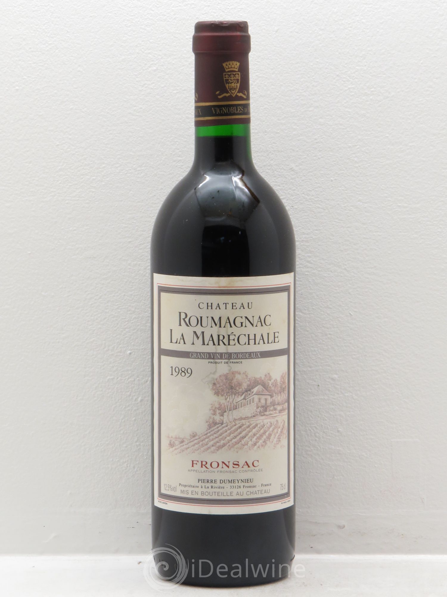 Fronsac Château Roumagnac La Maréchale (sans prix de réserve) 1989 - Posten von 1 Flasche - 0