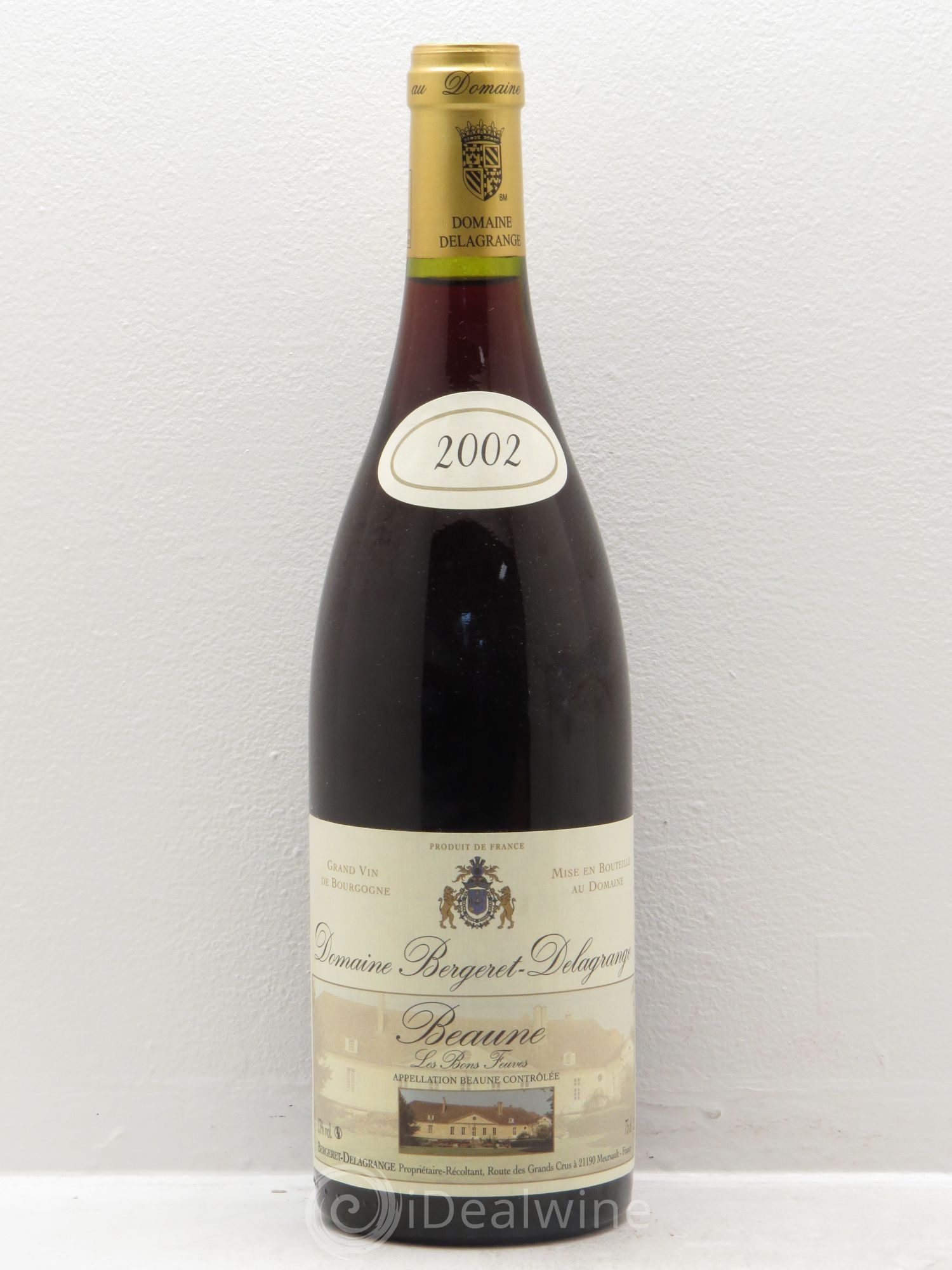 Beaune Les Bons Feuves Bergeret-Delagrange 2002 - Posten von 1 Flasche - 0