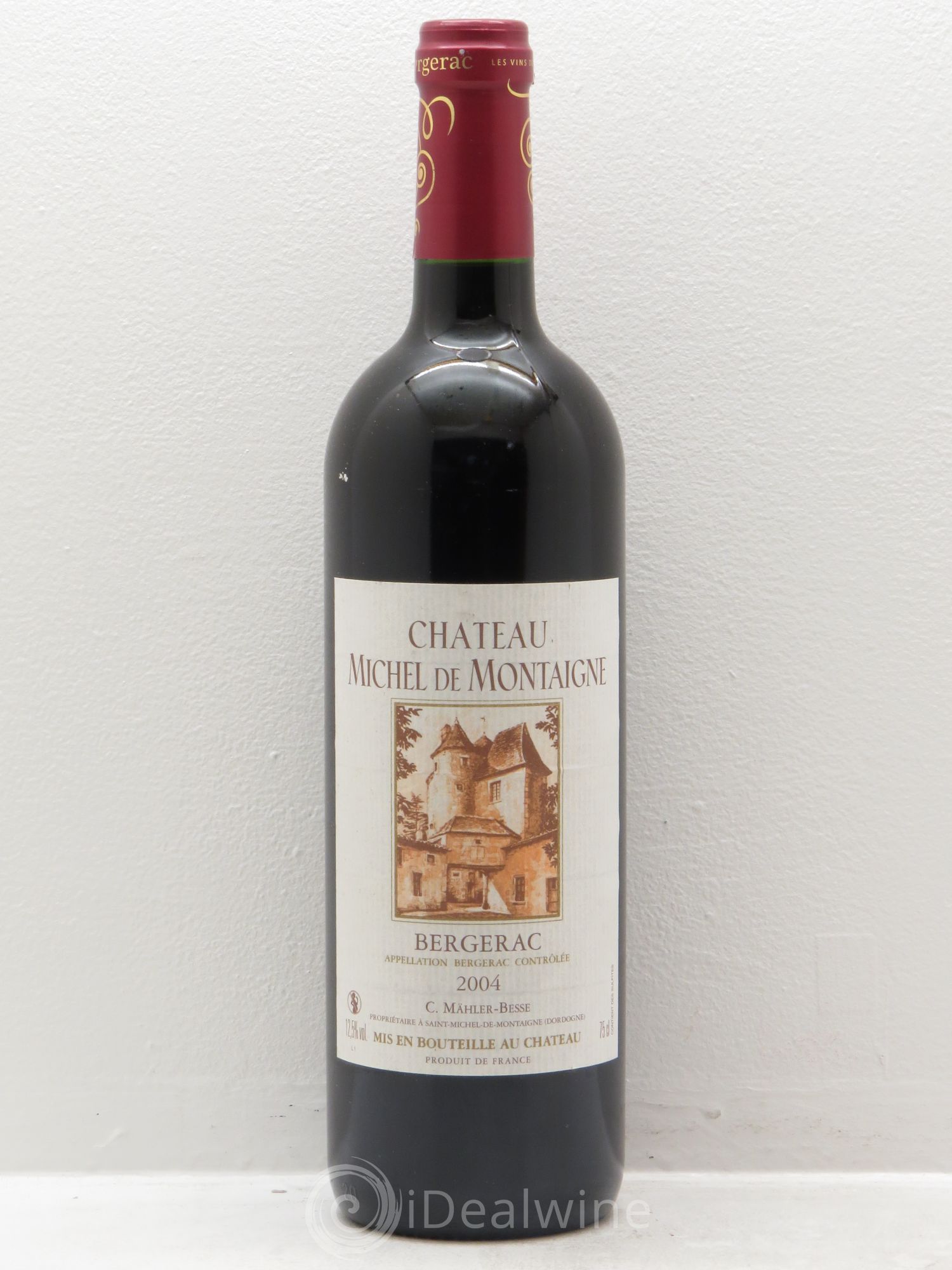 Bergerac Château Michel de Montaigne (sans prix de réserve) 2004 - Posten von 1 Flasche - 0